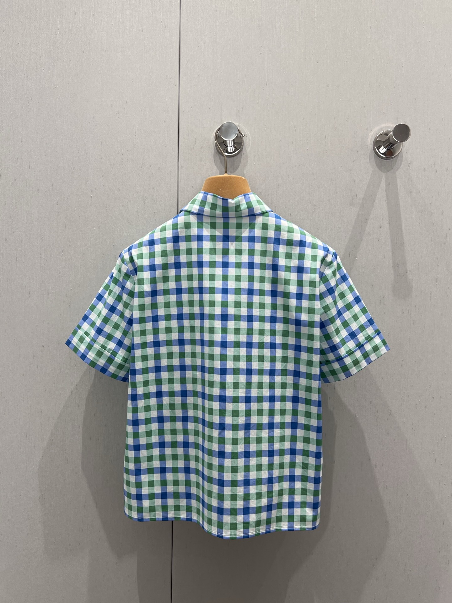 miumiu ギンガムチェック ポプリン シャツ