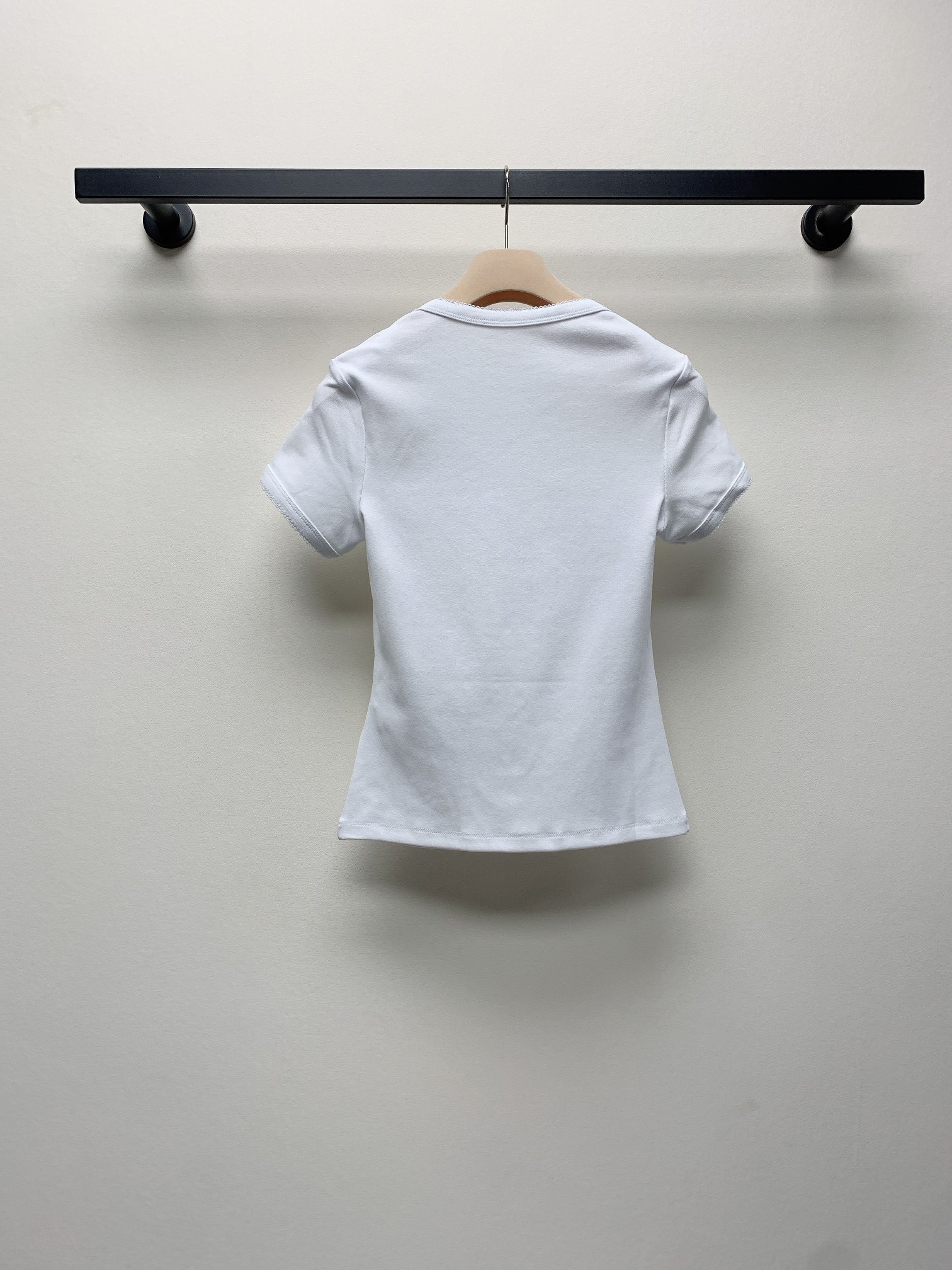 Petit Bateau X Miu Miu ストレッチジャージー スリムTシャツ