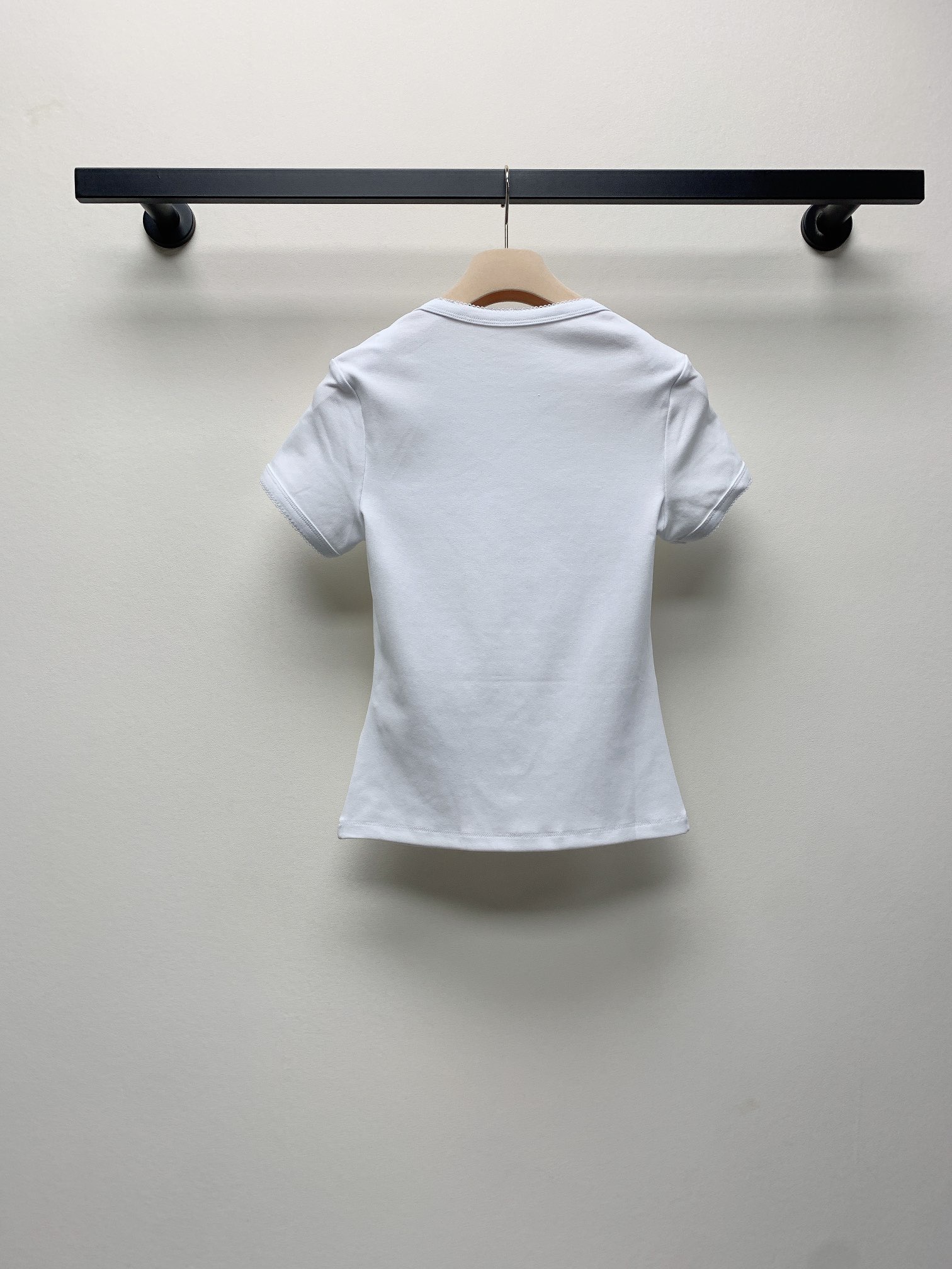 Petit Bateau X Miu Miu ストレッチジャージー スリムTシャツ