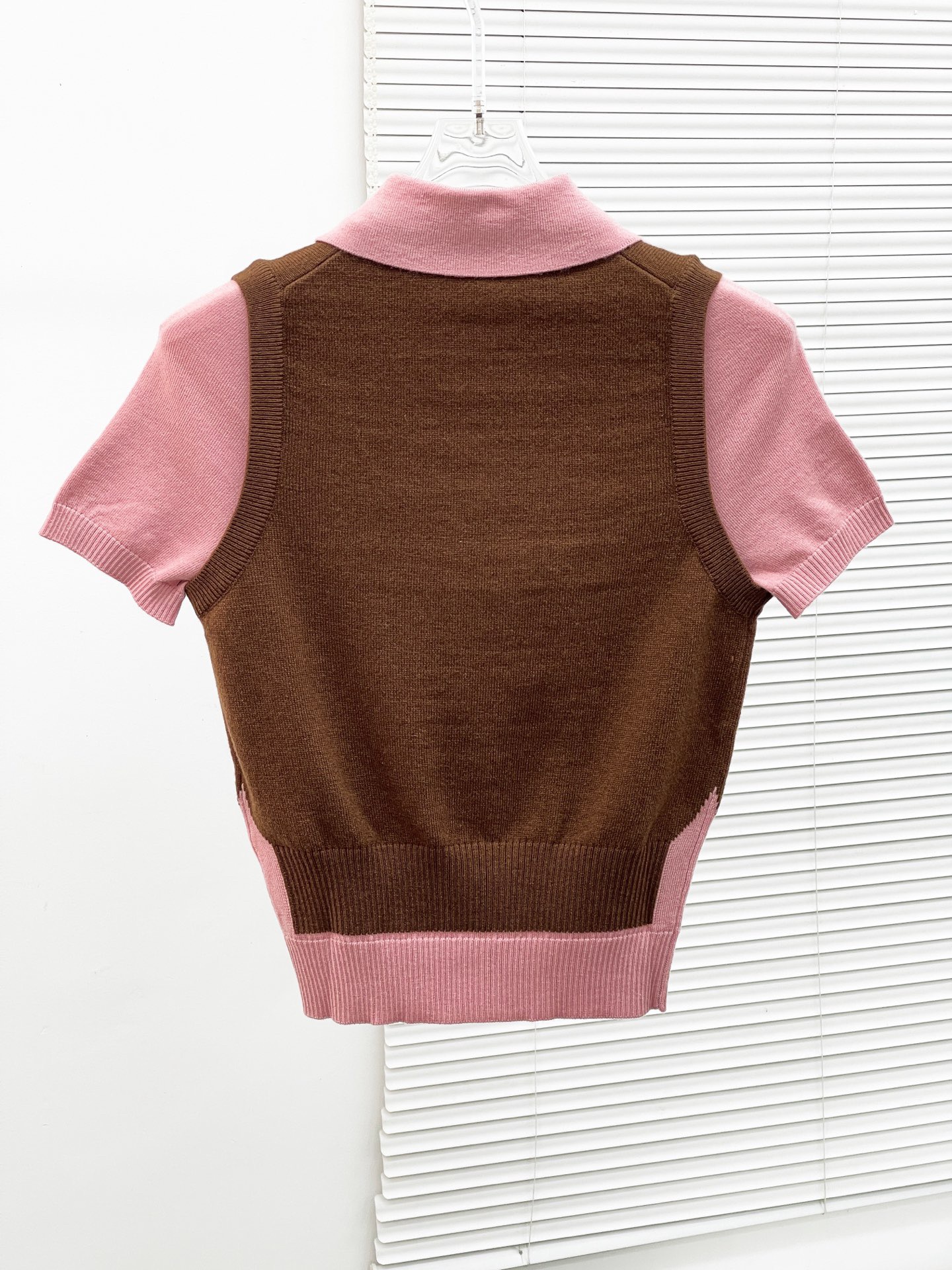 miumiu カシミヤxウール ポロセーター