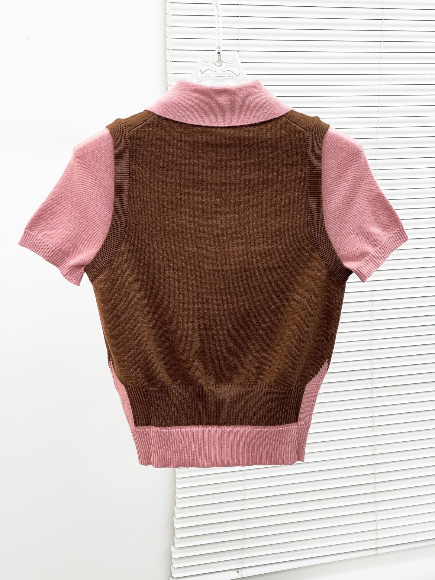 miumiu カシミヤxウール ポロセーター