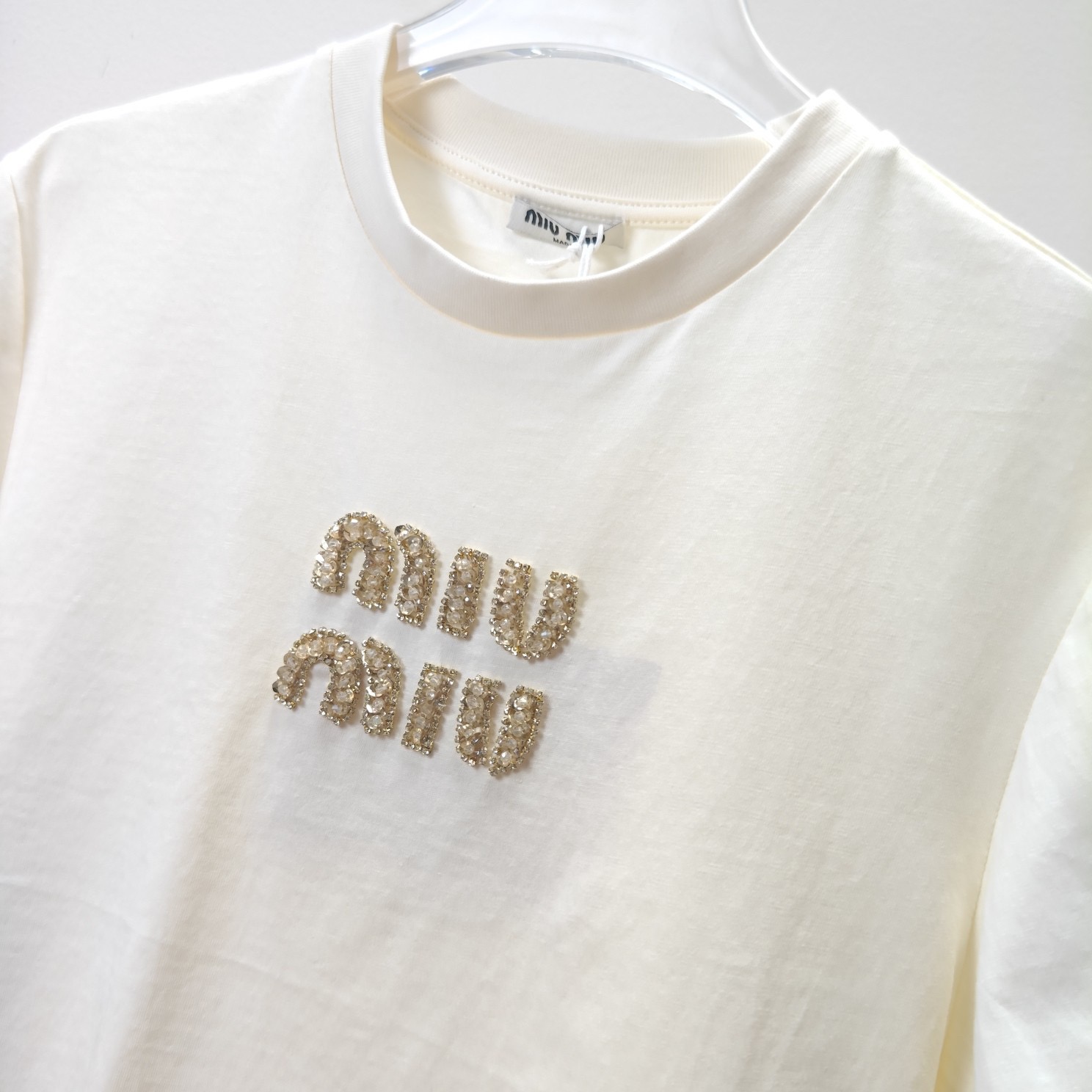 miumiu ジャージー Tシャツ
