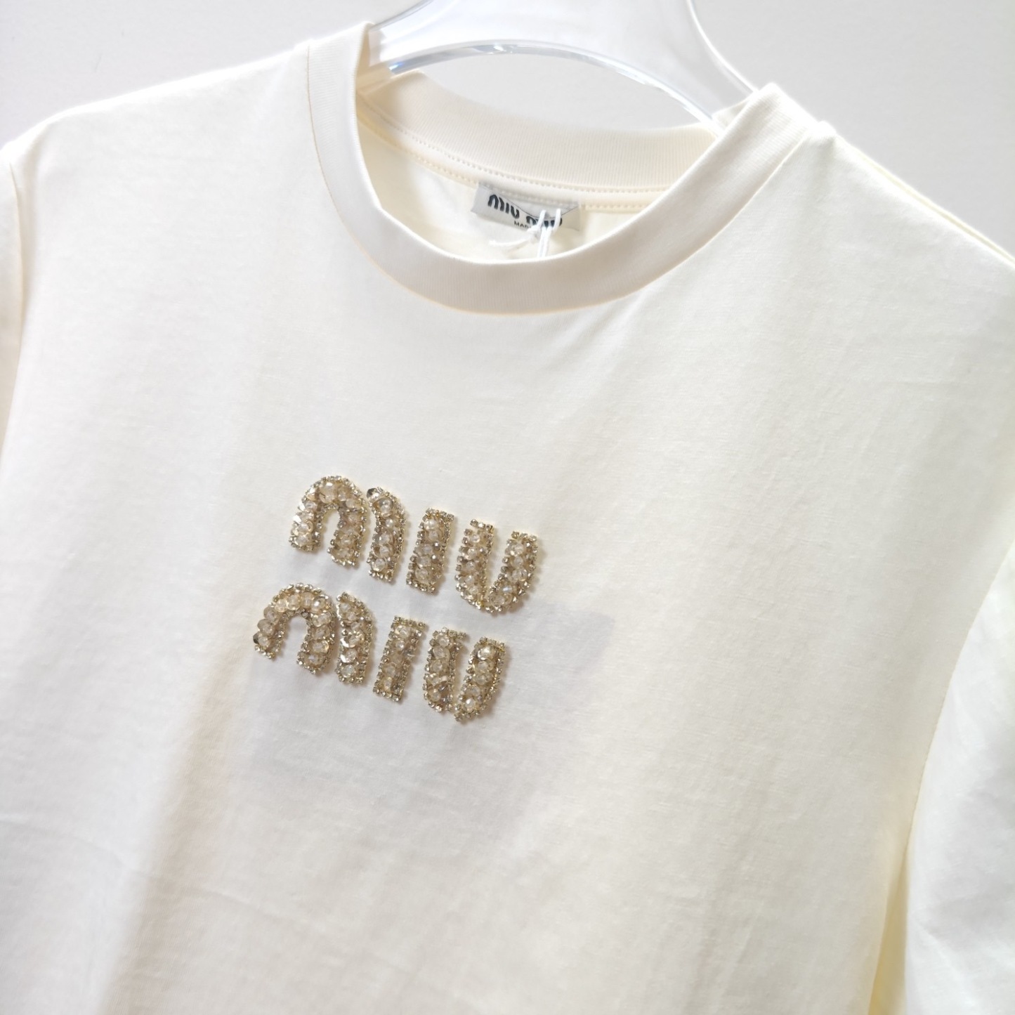 miumiu ジャージー Tシャツ