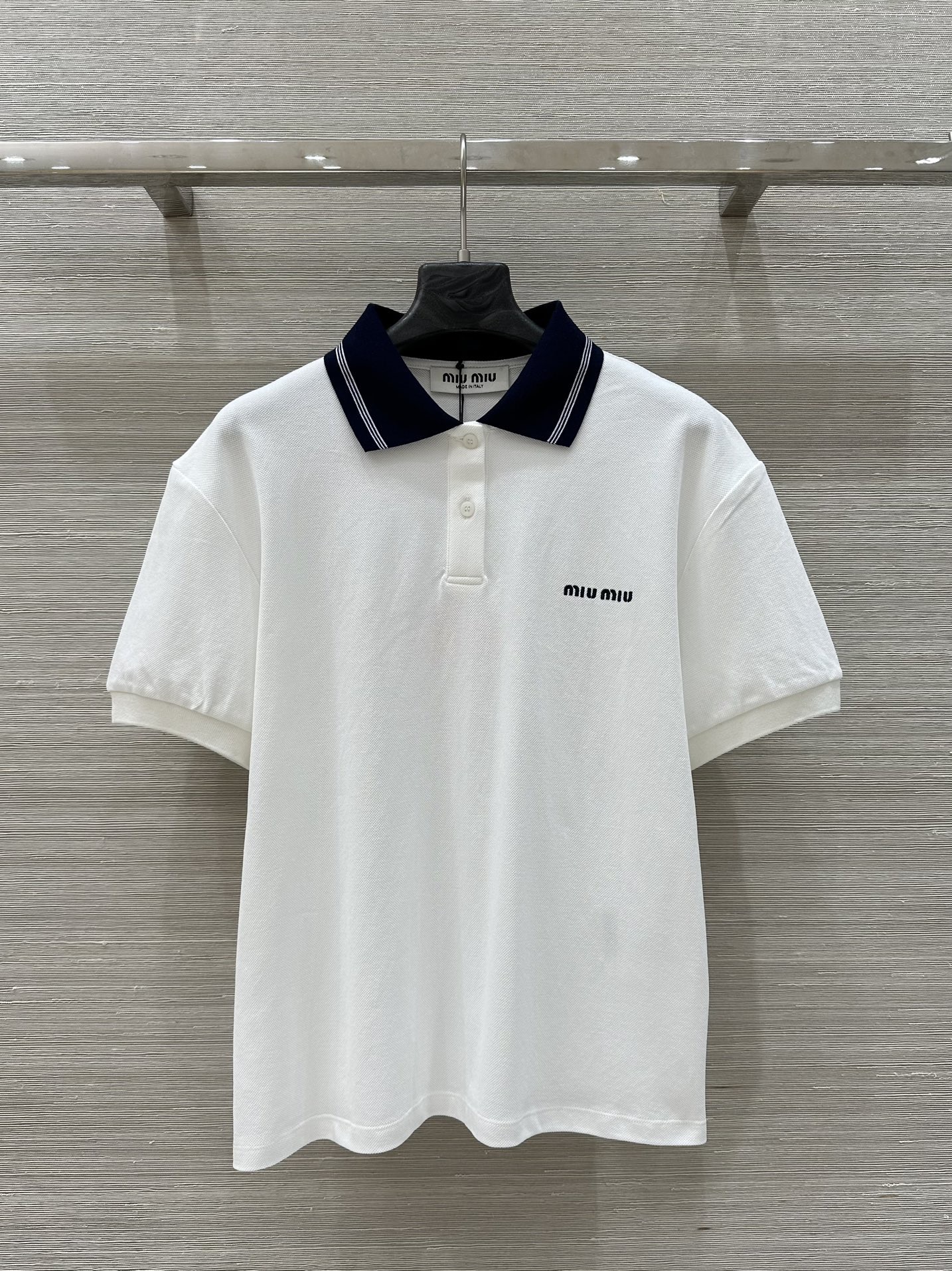 miumiu ポプリン シャツ