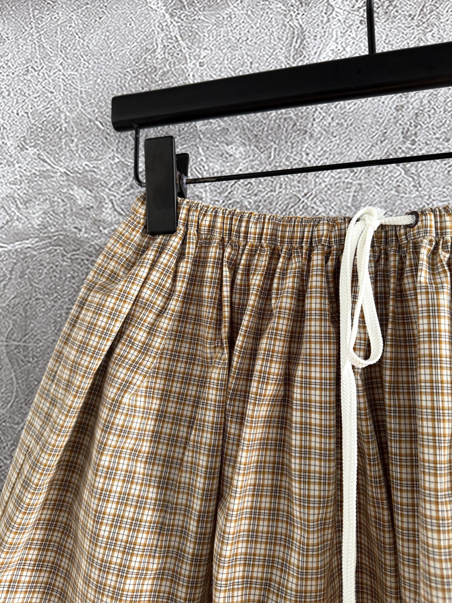 miumiu チェック ミニスカート