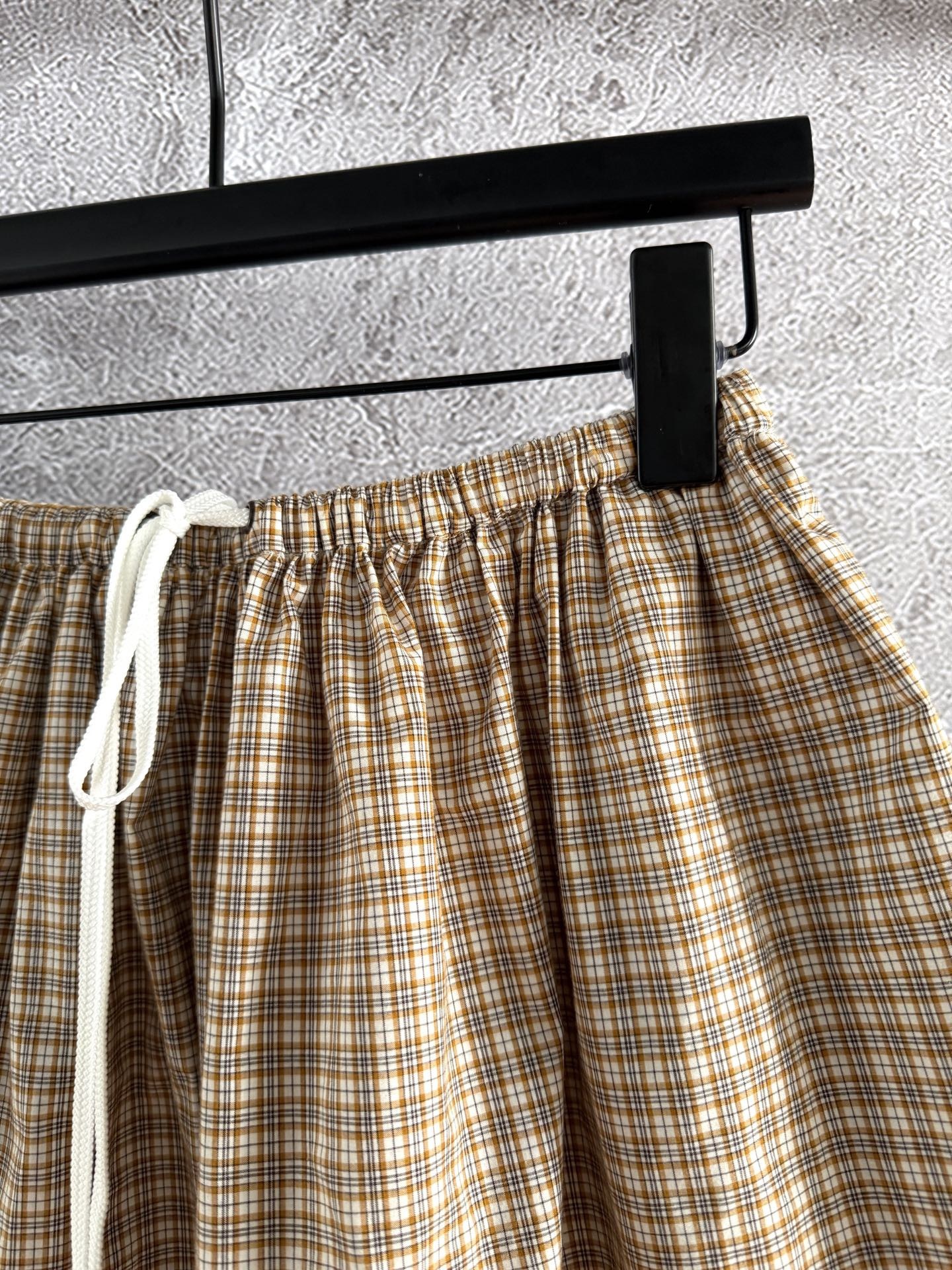 miumiu チェック ミニスカート