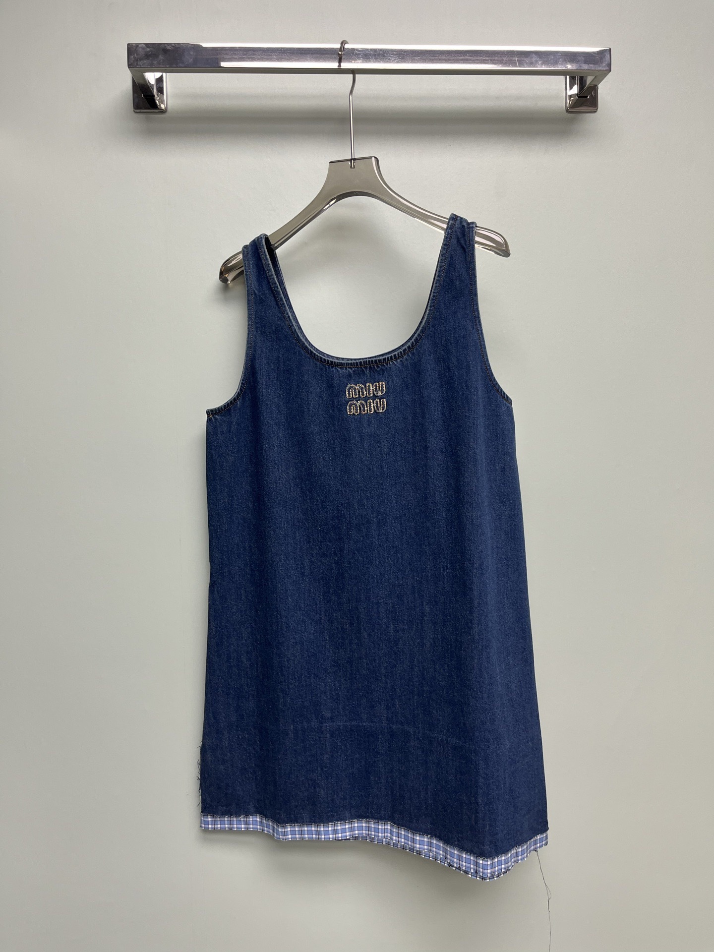 miumiu ウォッシュドデニム ミニドレス