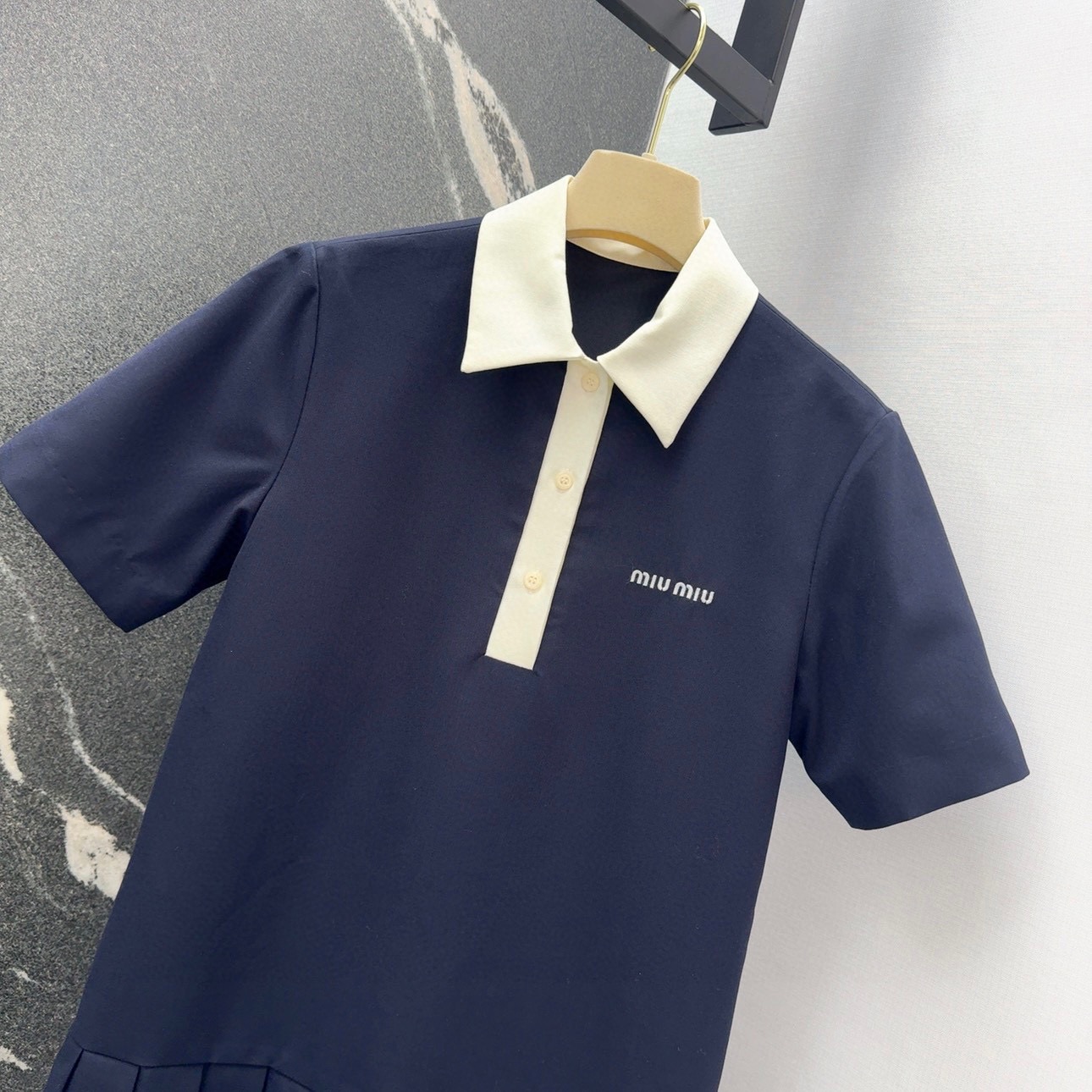 miumiu キッドモヘア ミニドレス