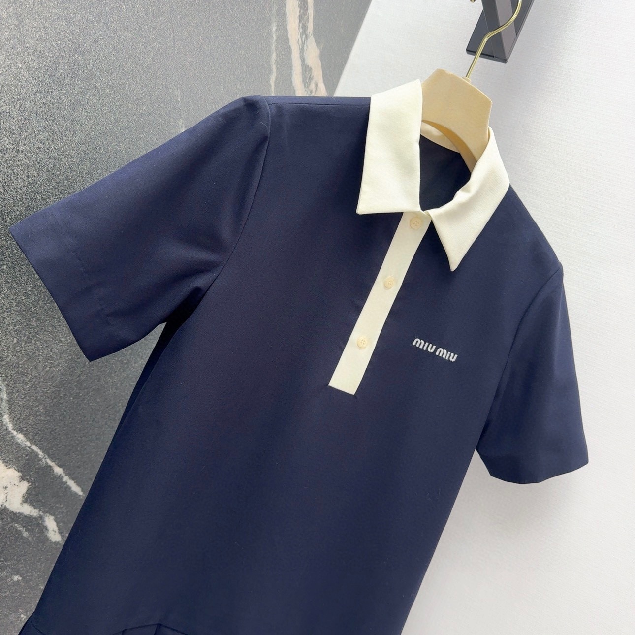 miumiu キッドモヘア ミニドレス