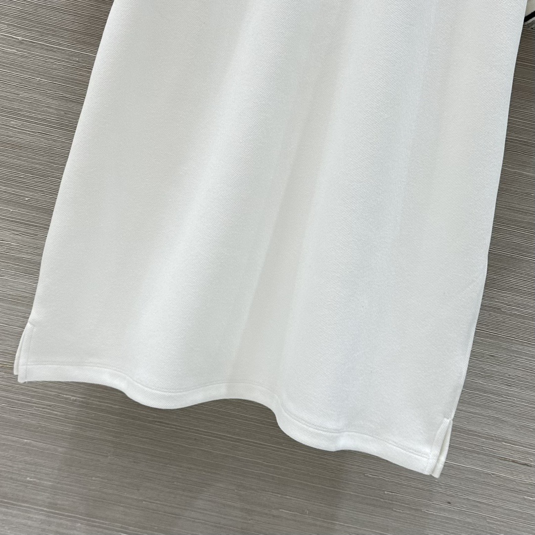 miumiu ボンデッドピケとテクニカルジャージーのドレス