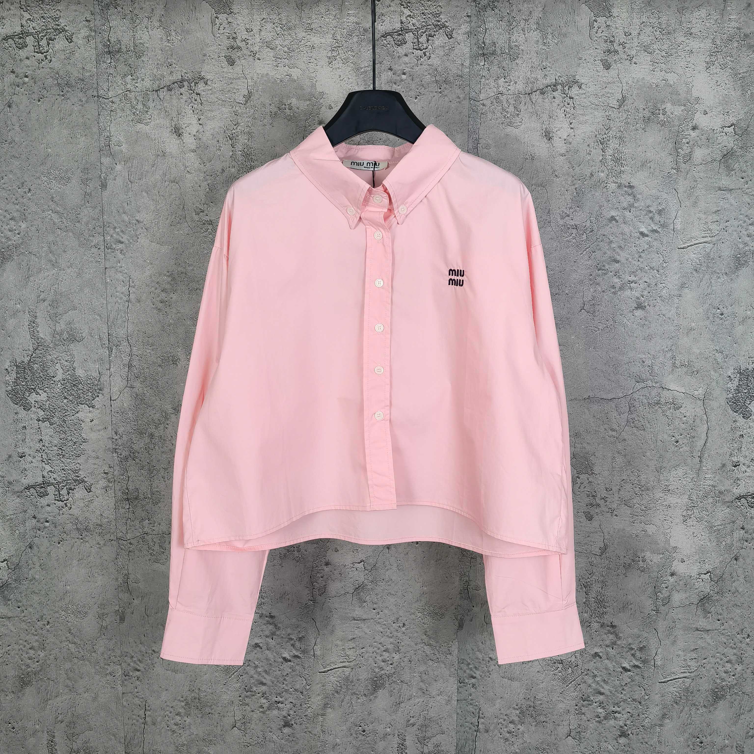 miumiu ポプリンシャツ