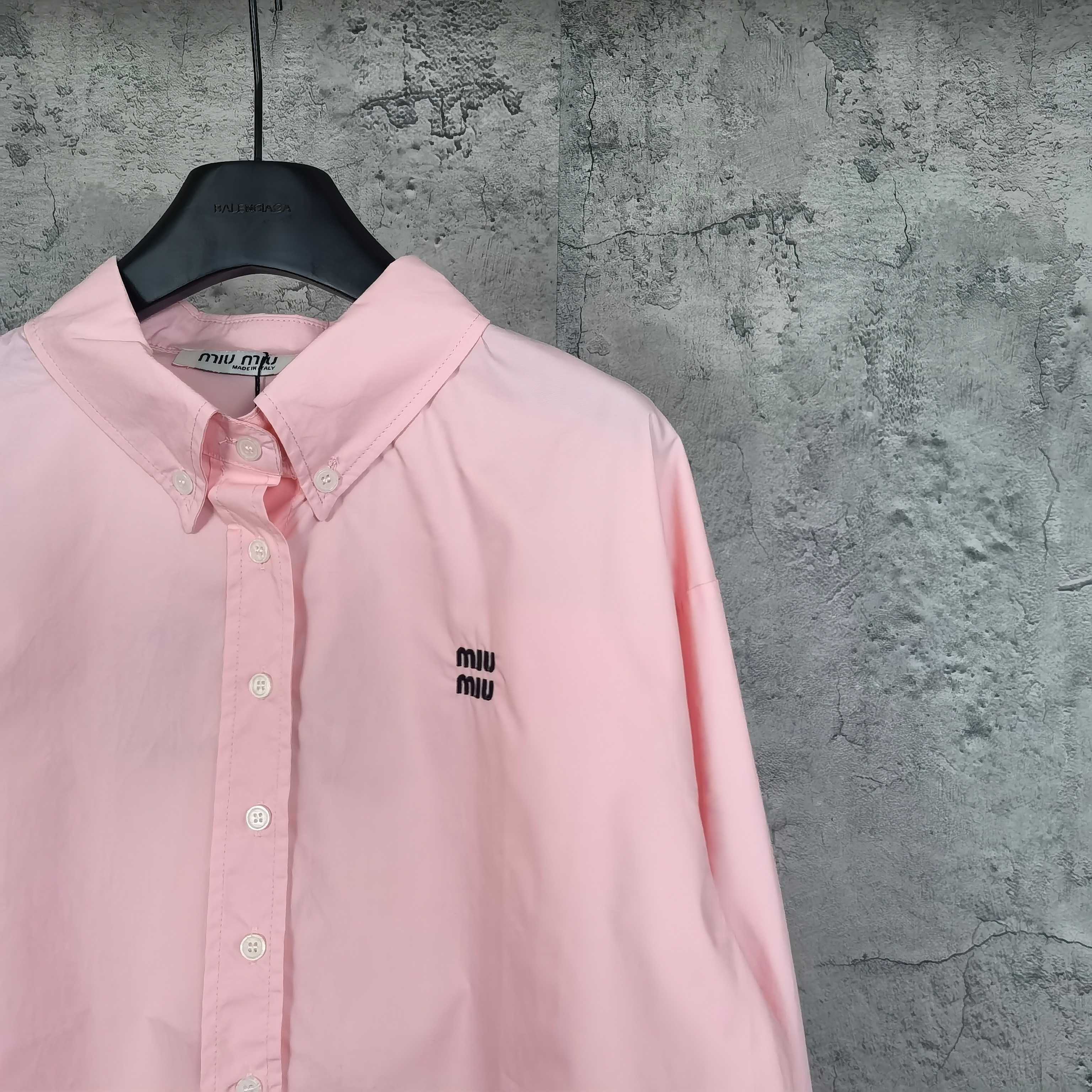 miumiu ポプリンシャツ