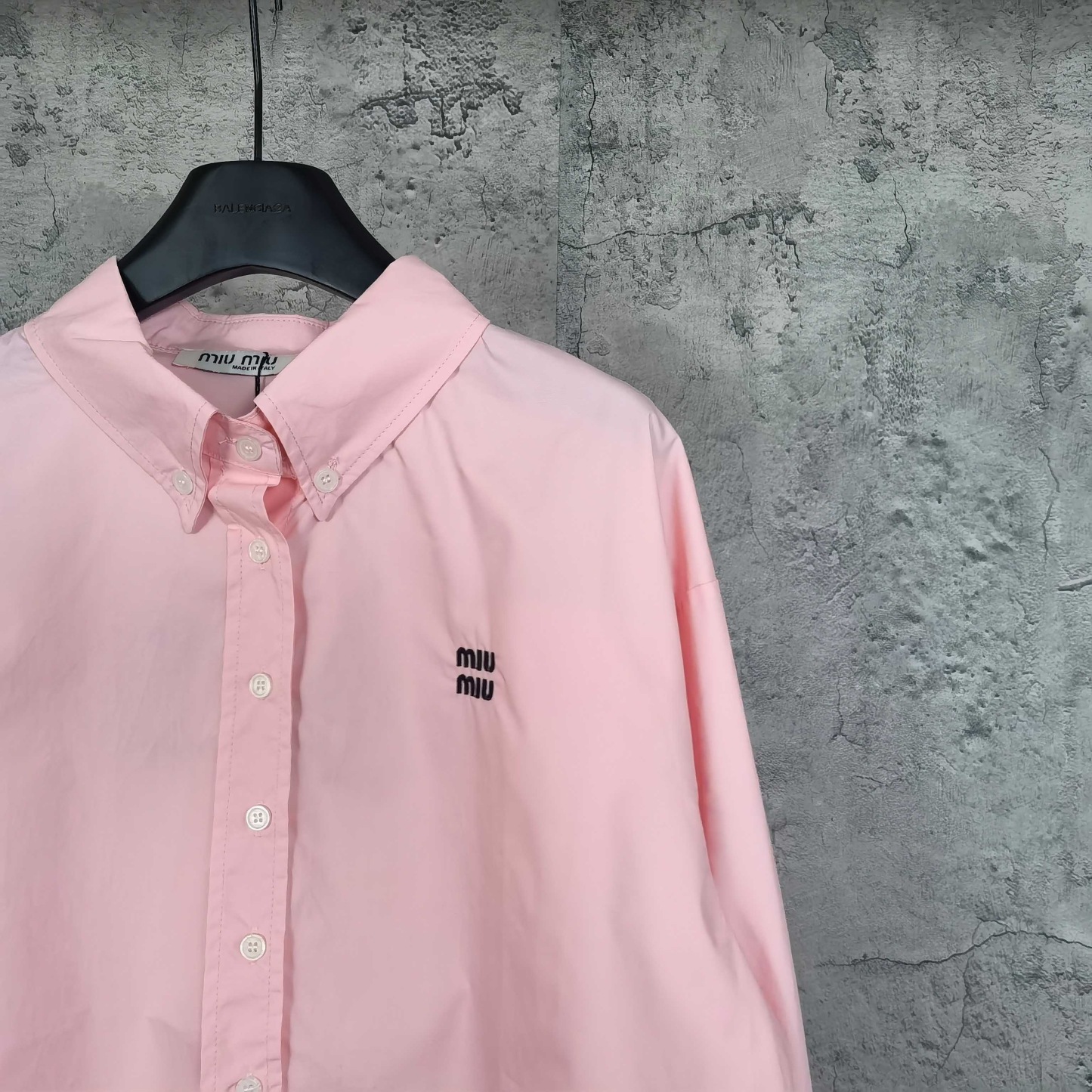 miumiu ポプリンシャツ