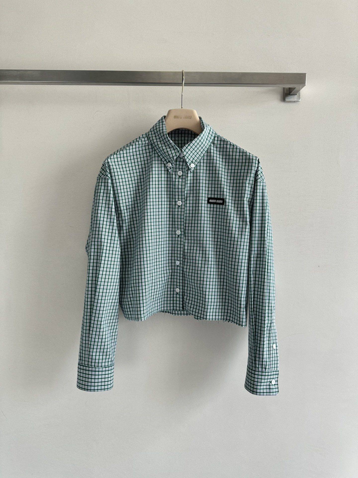 miumiu チェックシャツ