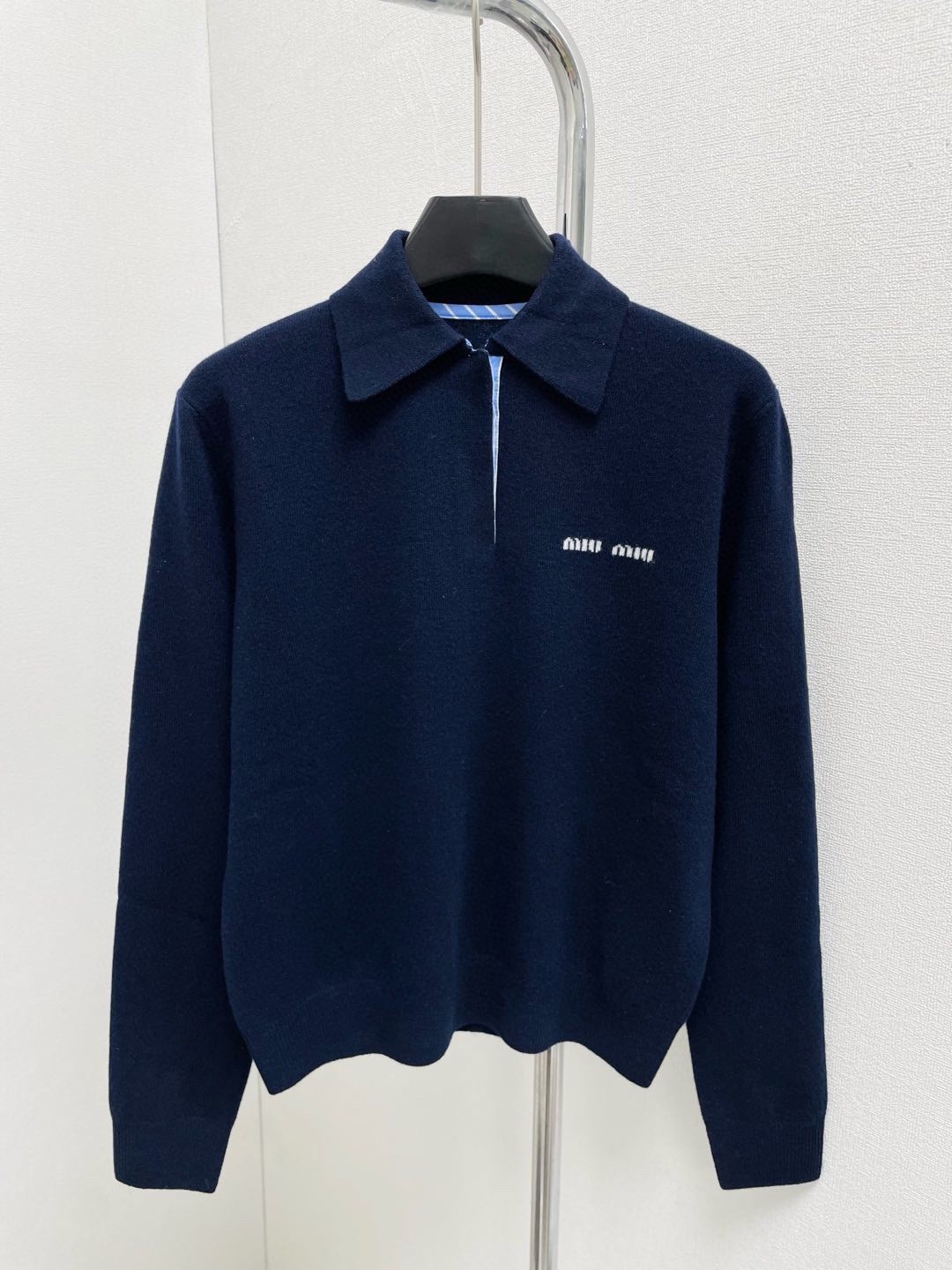 miumiu カシミヤ ポロセーター