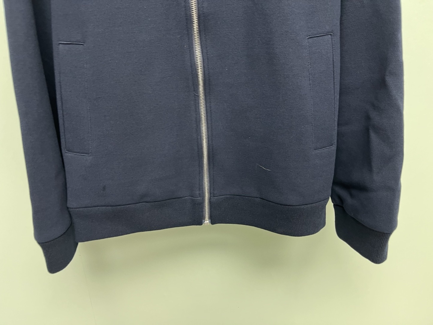 miumiu ボンデッドピケとテクニカルジャージーのブルゾンジャケット