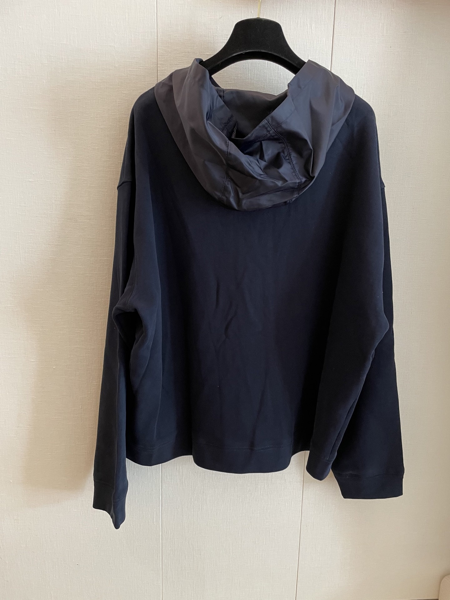 miumiu コットンフリース ジップフーディー