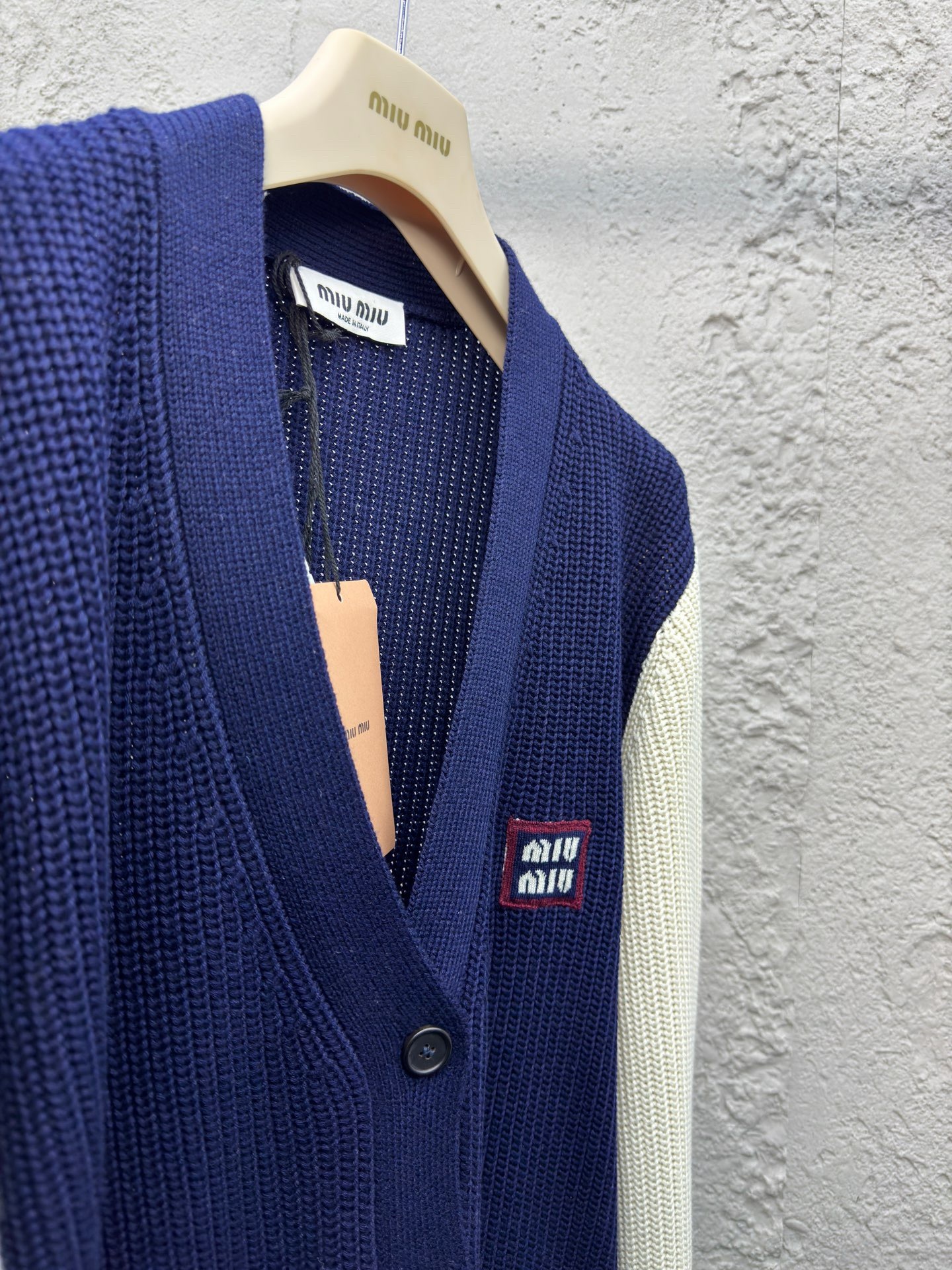 miumiu ウールxカシミヤ カーディガン