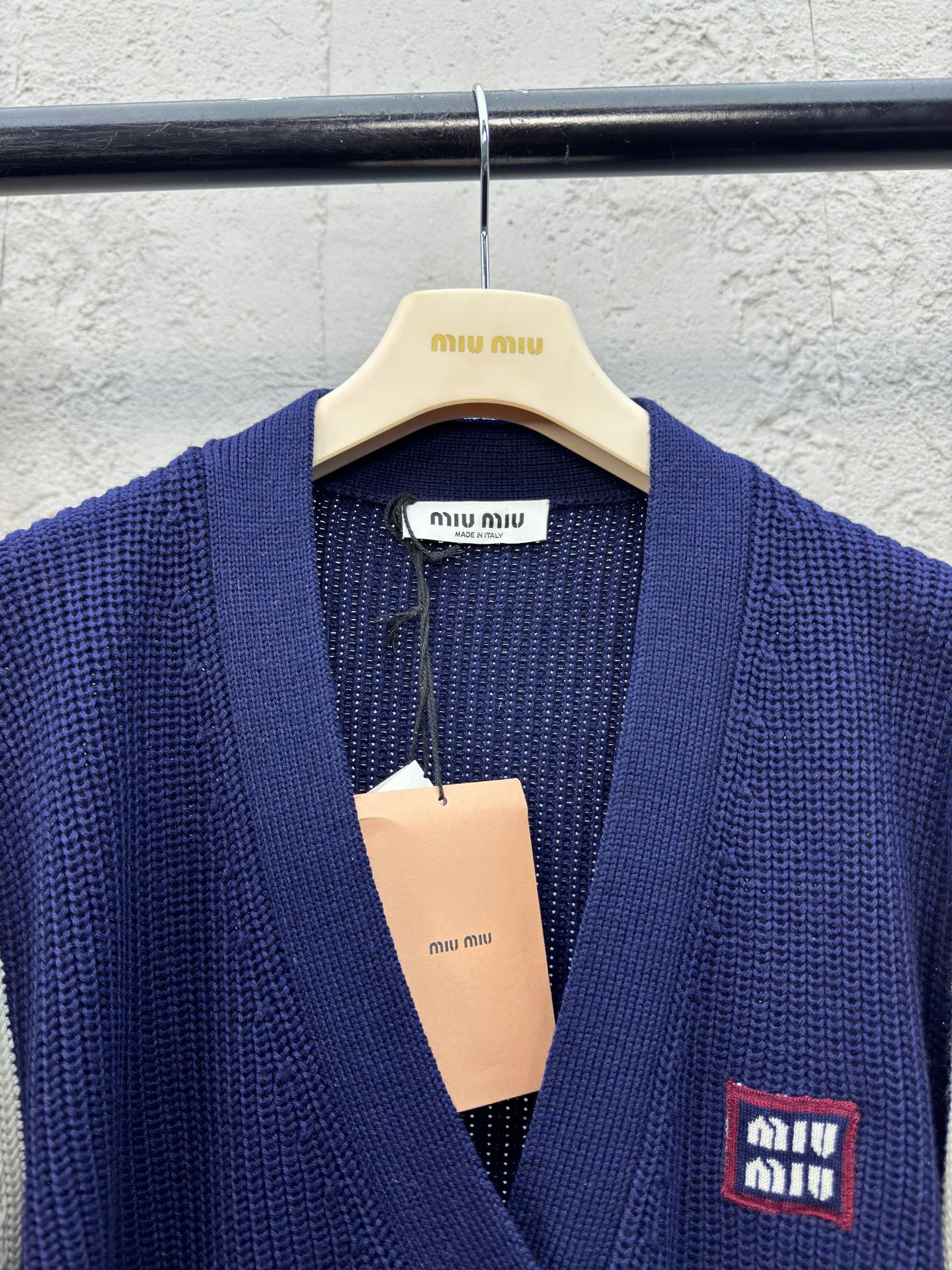 miumiu ウールxカシミヤ カーディガン