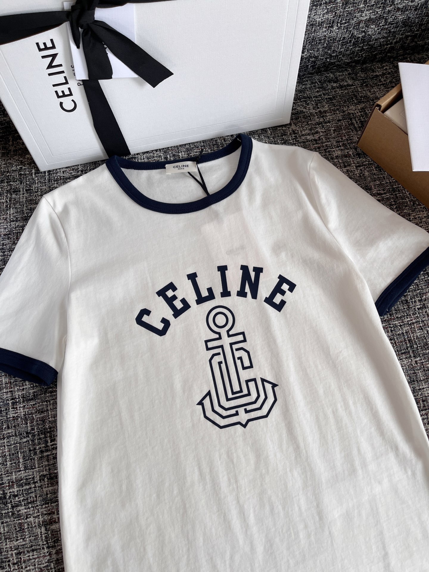CELINE アンカー 70’s Tシャツ / コットンジャージー