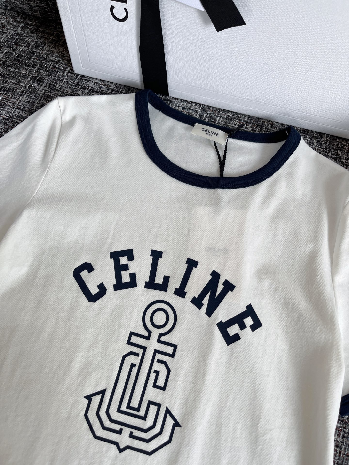 CELINE アンカー 70’s Tシャツ / コットンジャージー