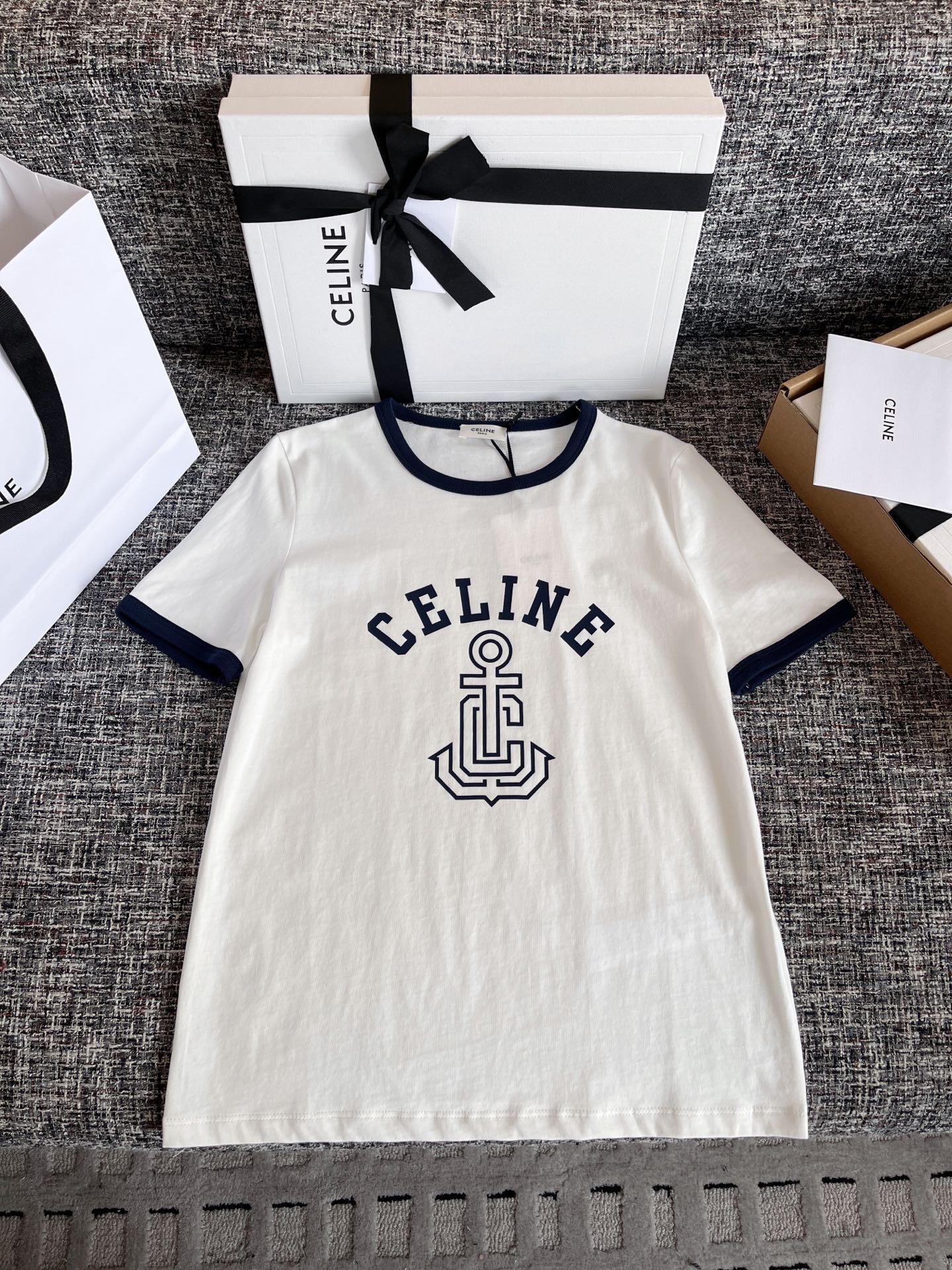 CELINE アンカー 70’s Tシャツ / コットンジャージー