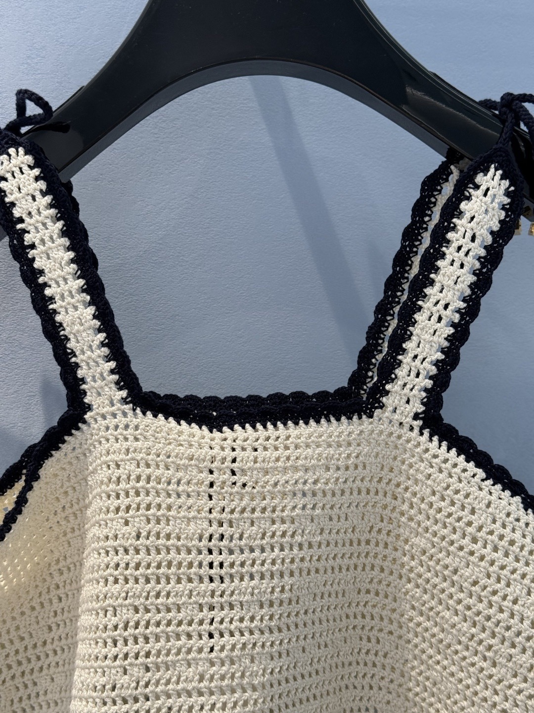 CELINE トリオンフ クロシェ クロップトップ / コットン