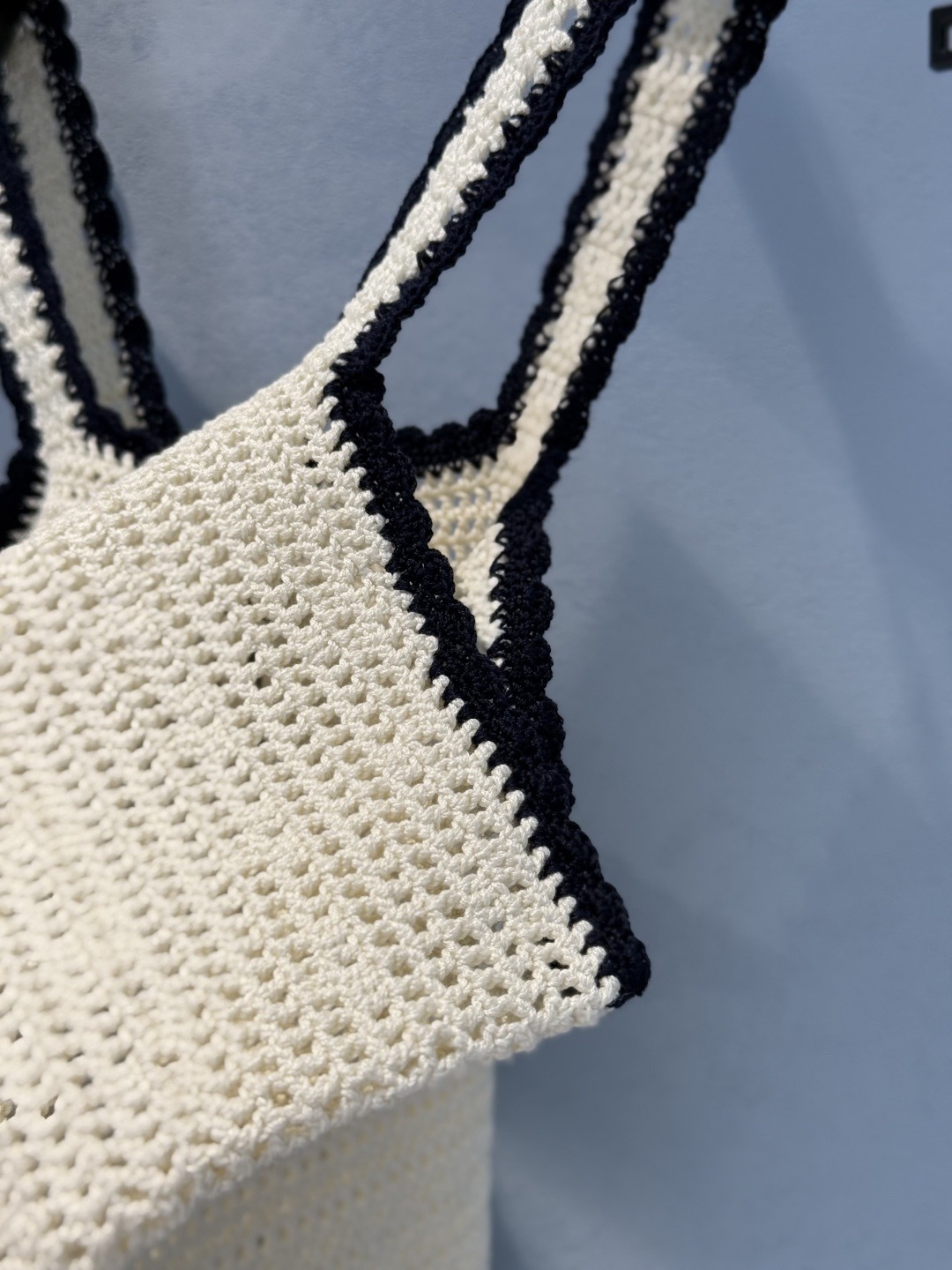 CELINE トリオンフ クロシェ クロップトップ / コットン