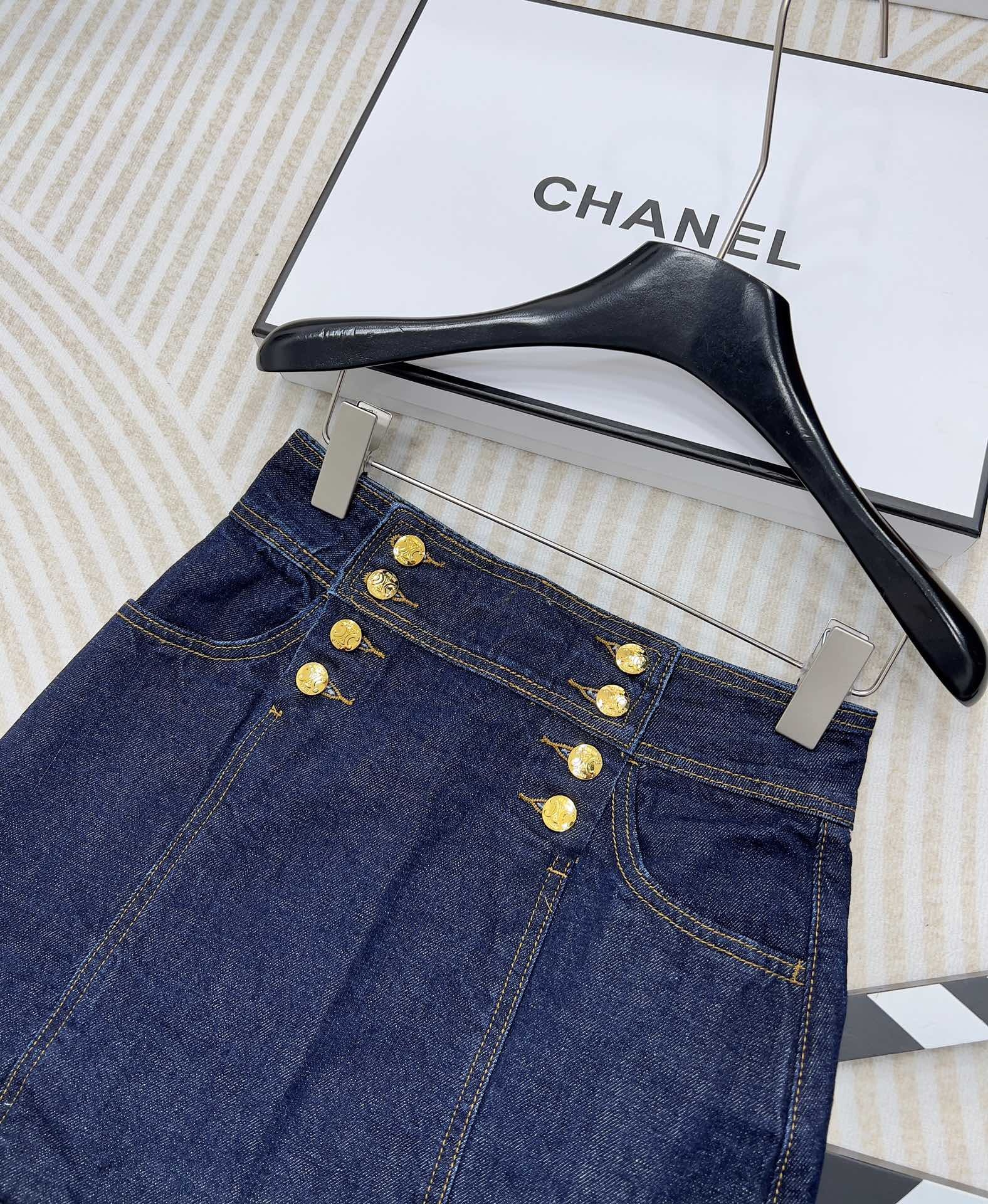 CELINE トラペーズ ミドルライズ ミニスカート