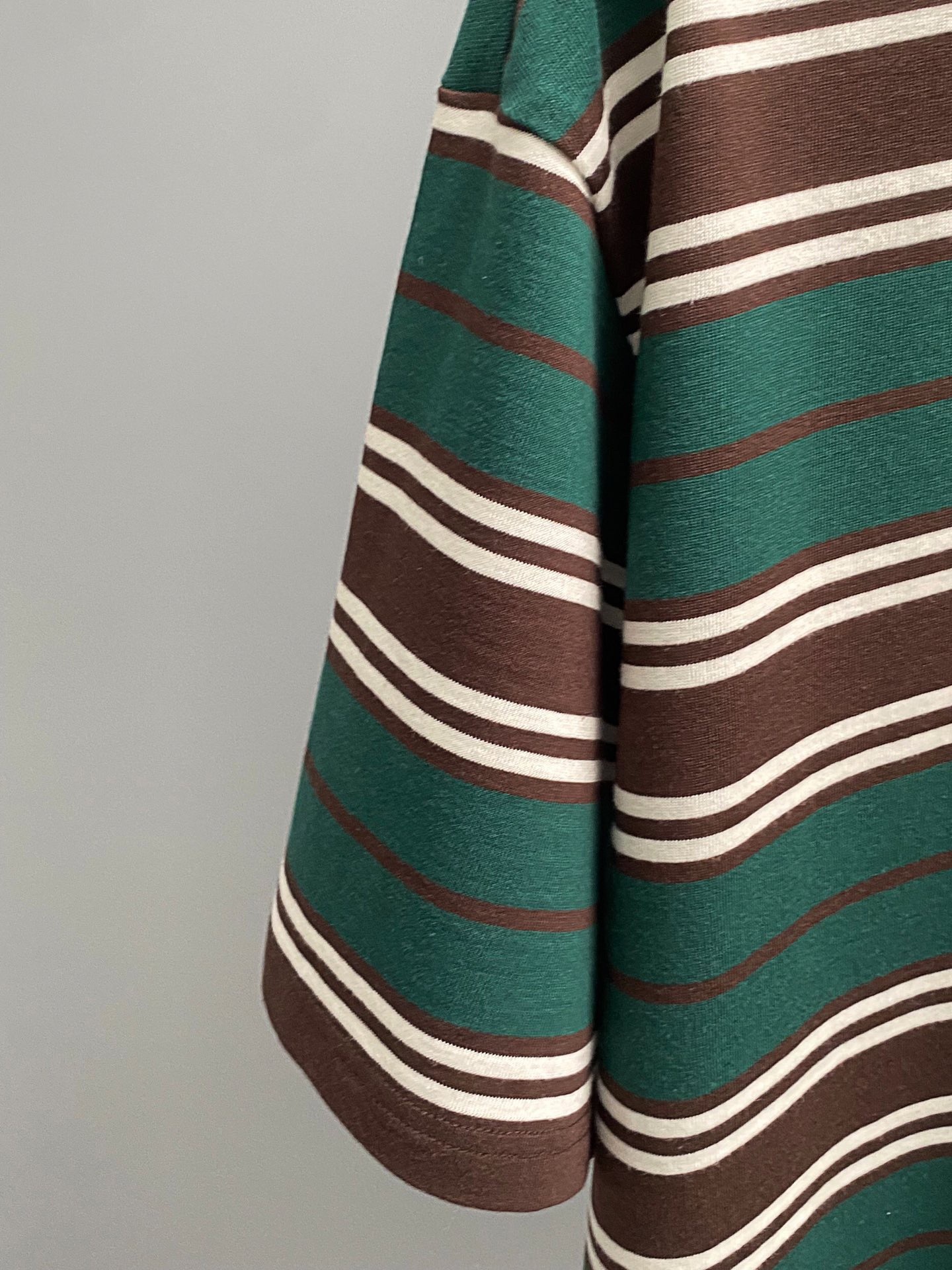 Prada ストライプ ライルコットン Tシャツ