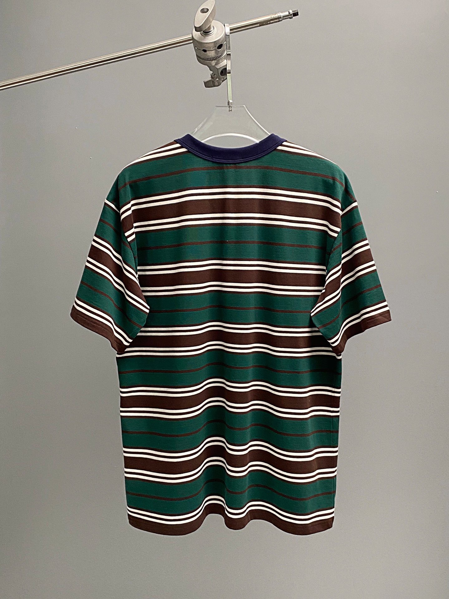 Prada ストライプ ライルコットン Tシャツ