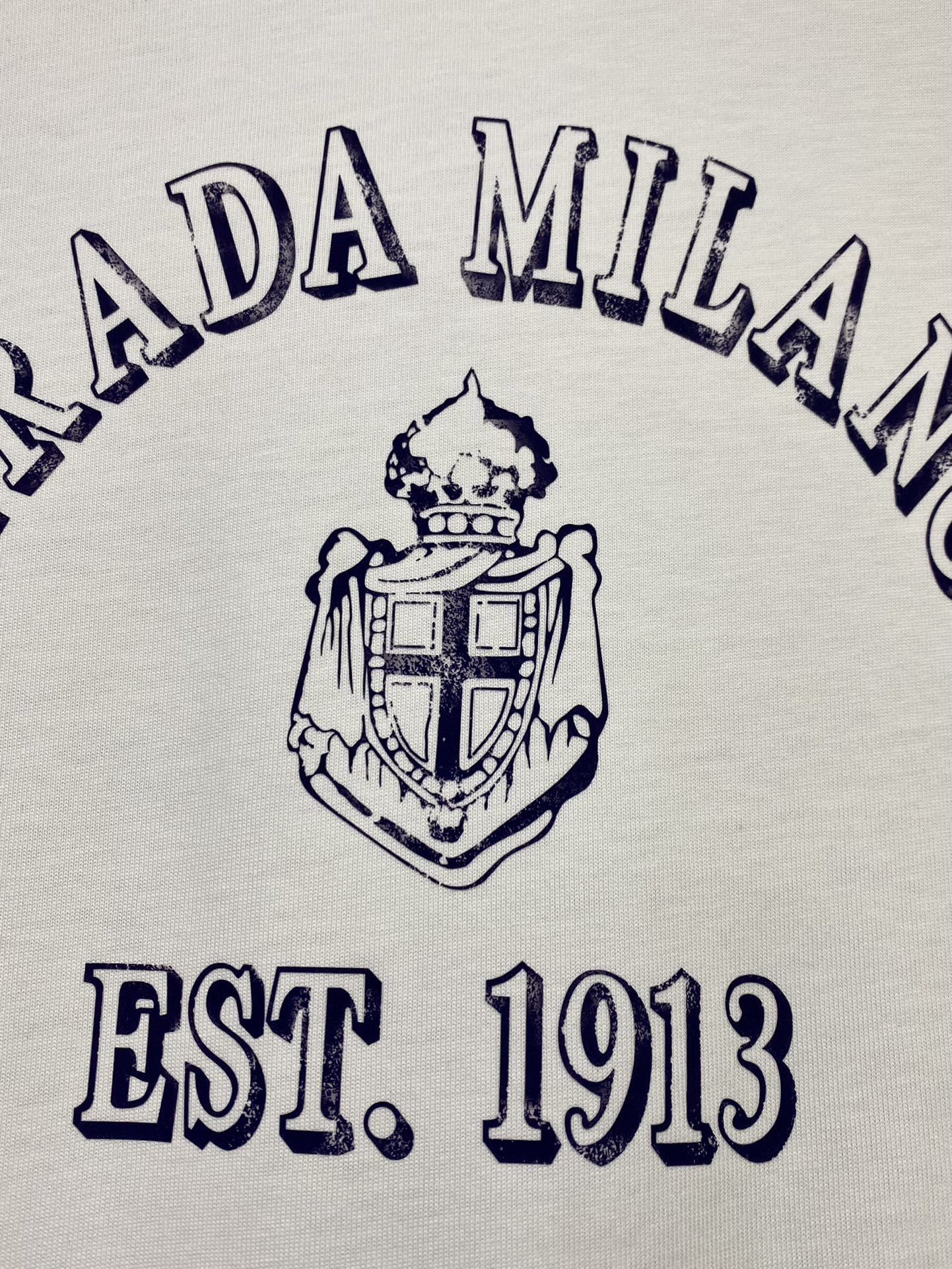 Prada プリント入り ジャージー Tシャツ