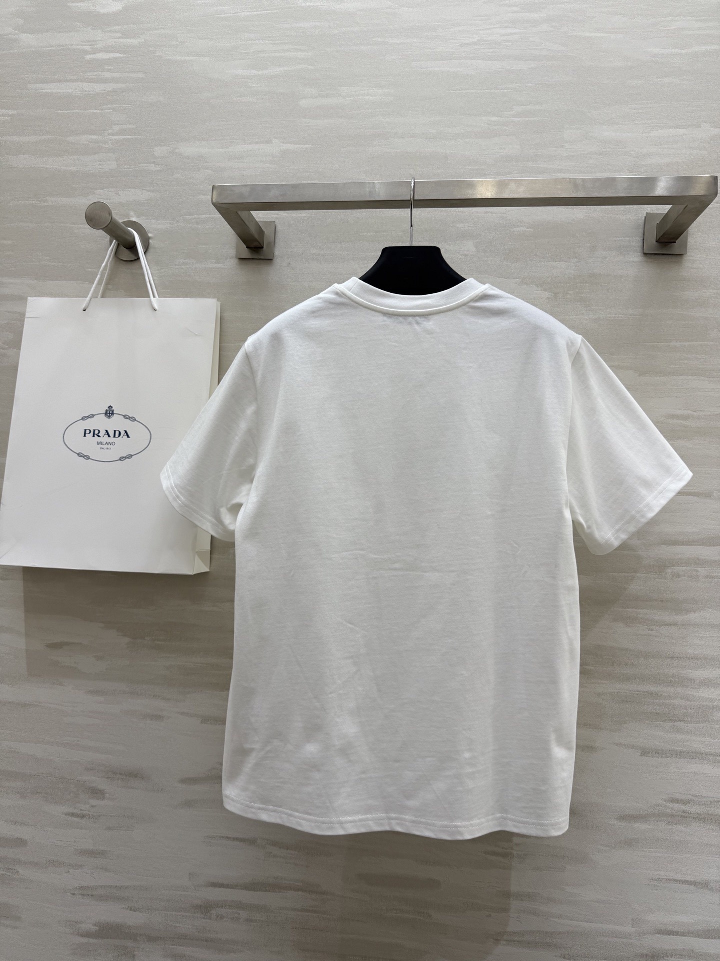 Prada エンブロイダリー ジャージー Tシャツ