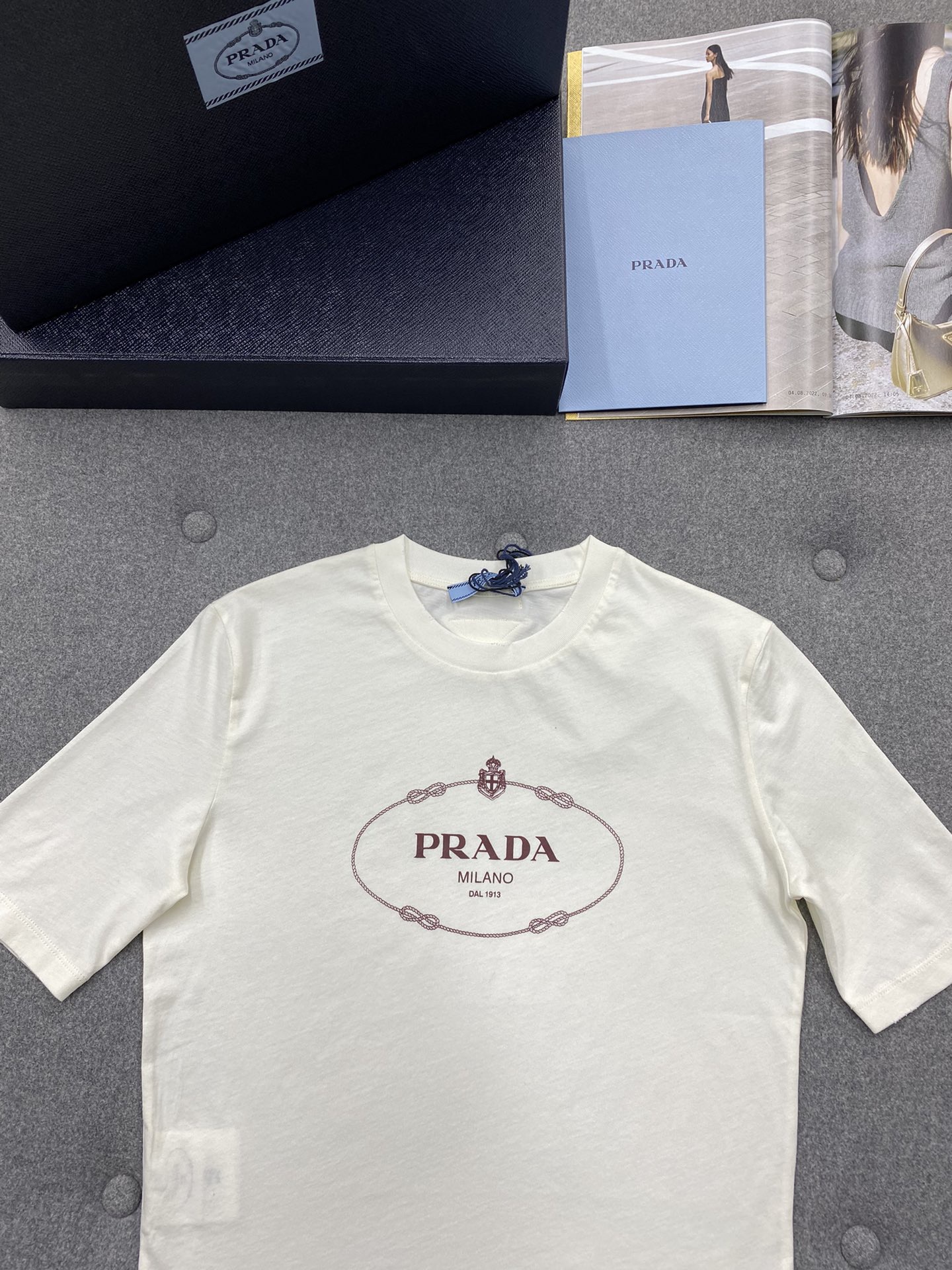 Prada  プリント入り ジャージー Tシャツ