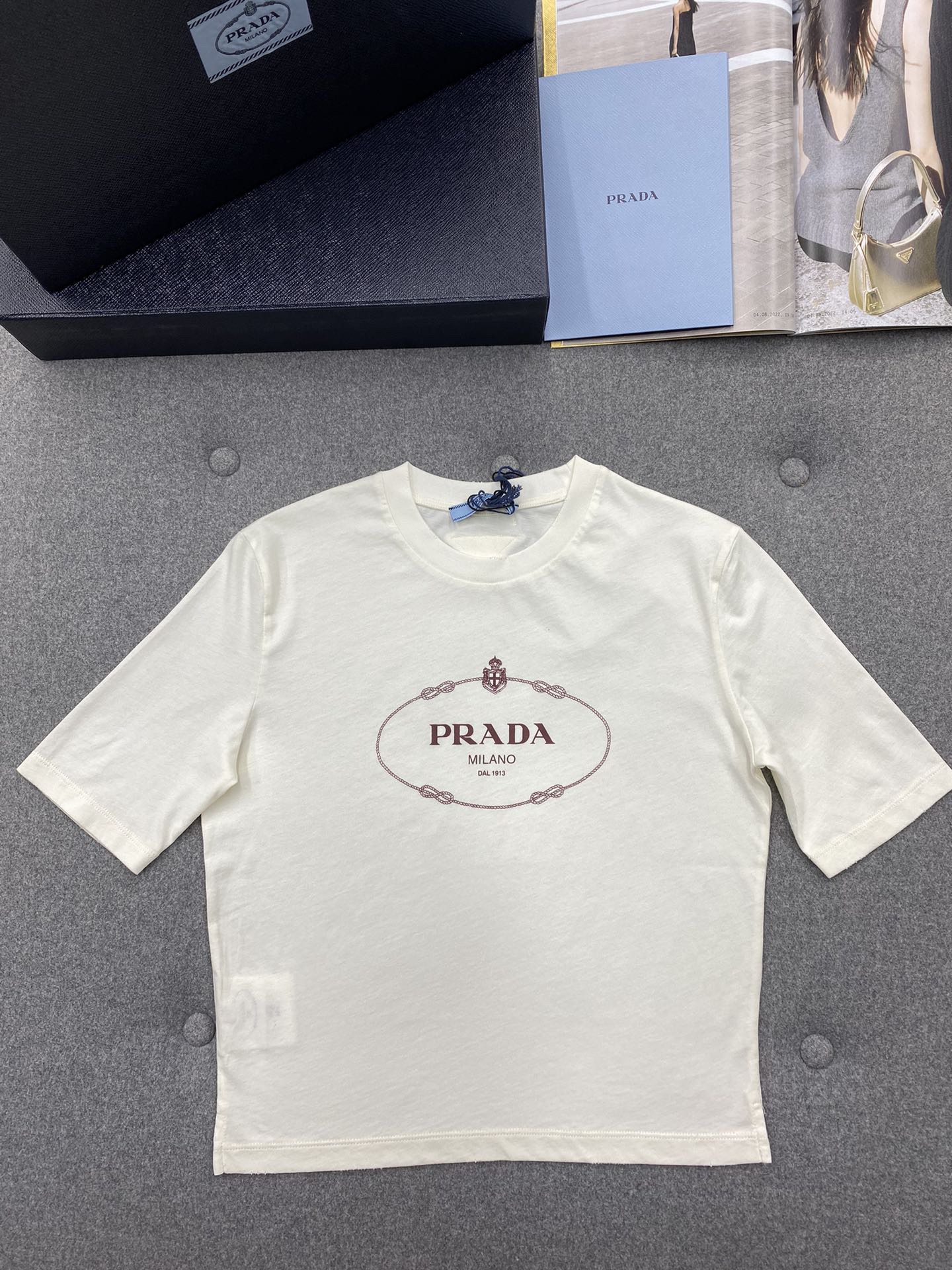Prada  プリント入り ジャージー Tシャツ
