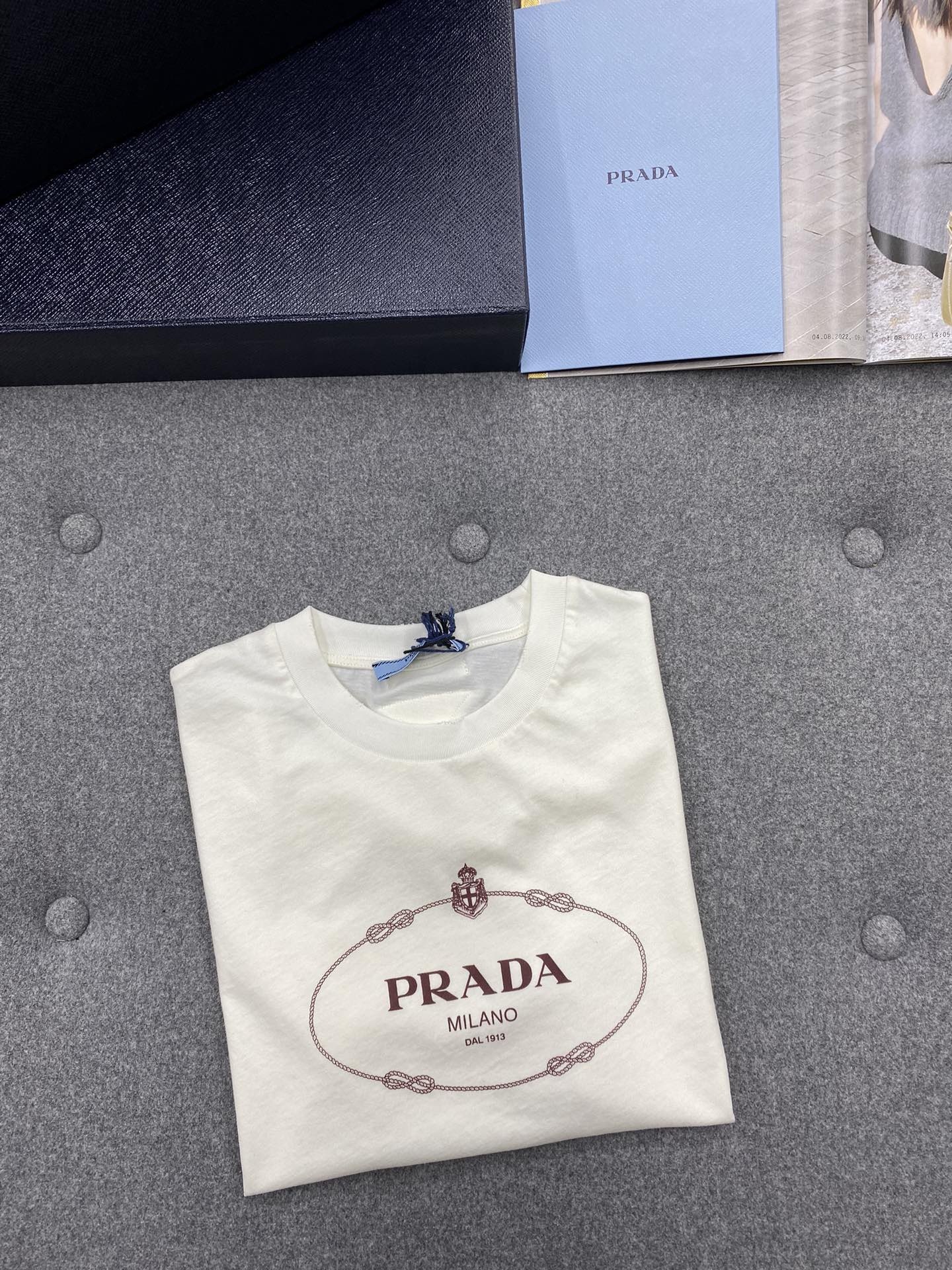 Prada  プリント入り ジャージー Tシャツ