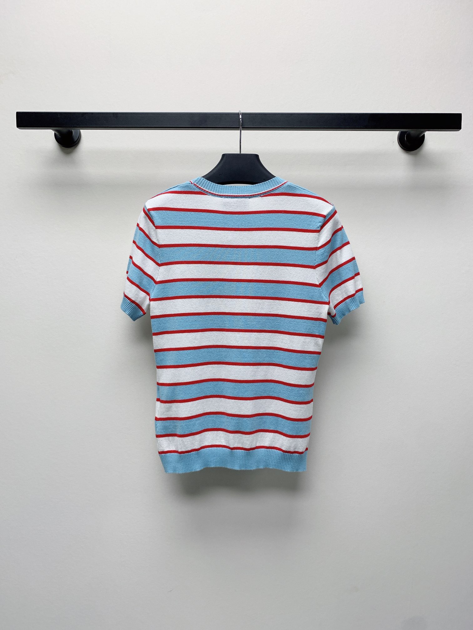 Prada ストライプ コットン クルーネックセーター