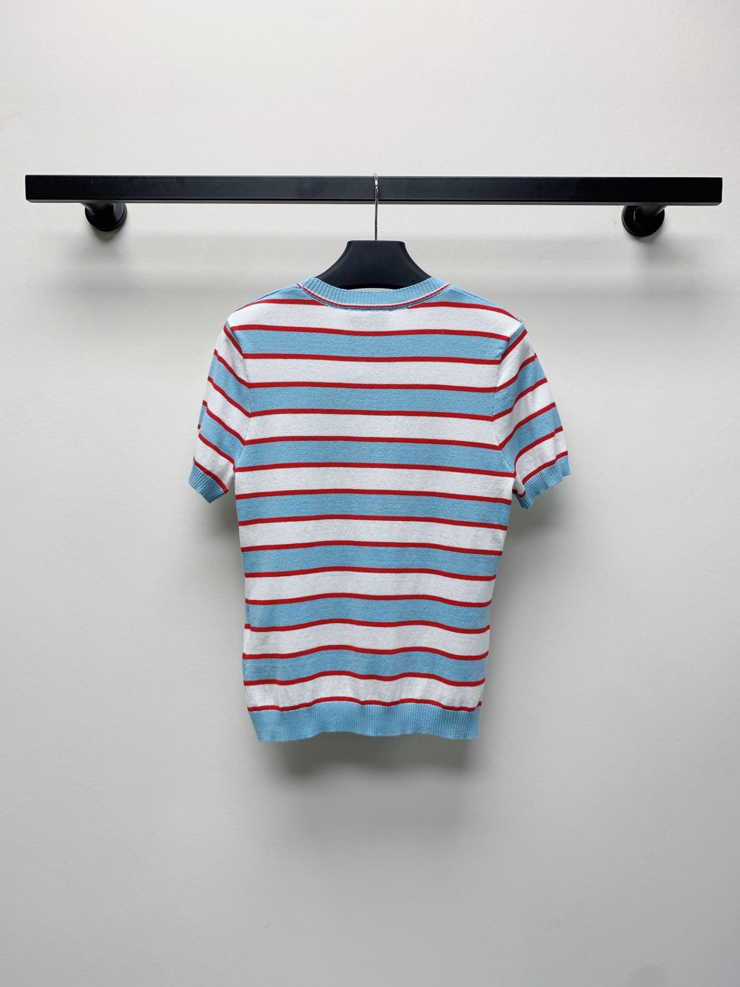 Prada ストライプ コットン クルーネックセーター