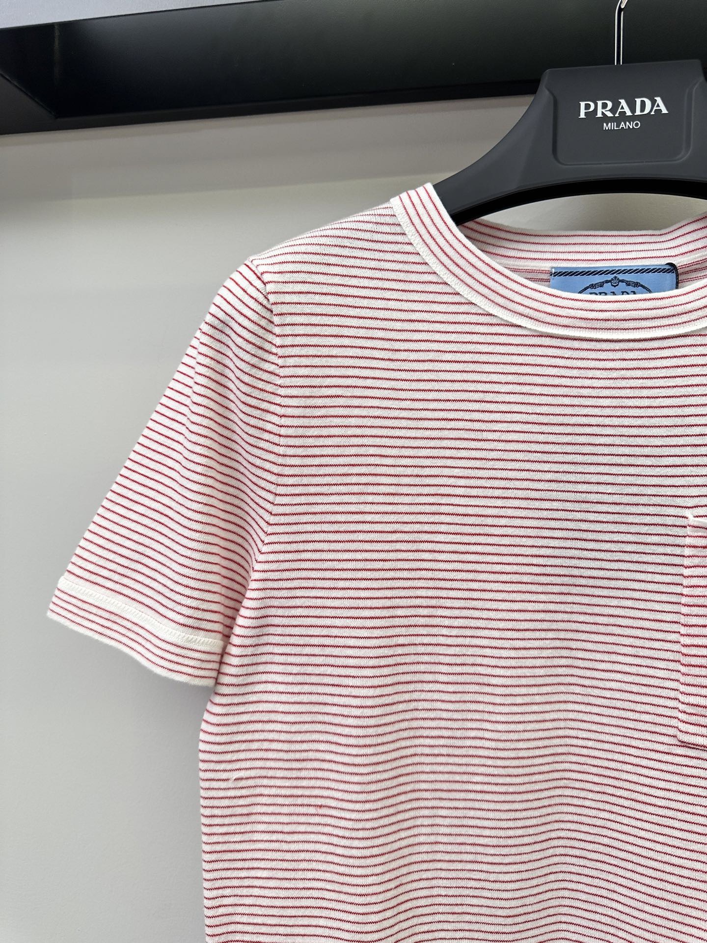 Prada ストライプ クルーネック セーター