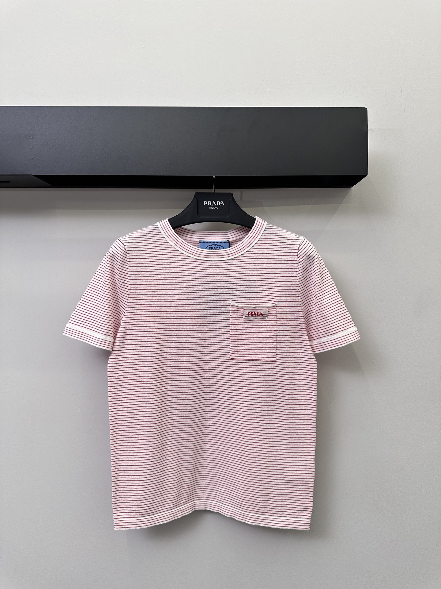 Prada ストライプ クルーネック セーター