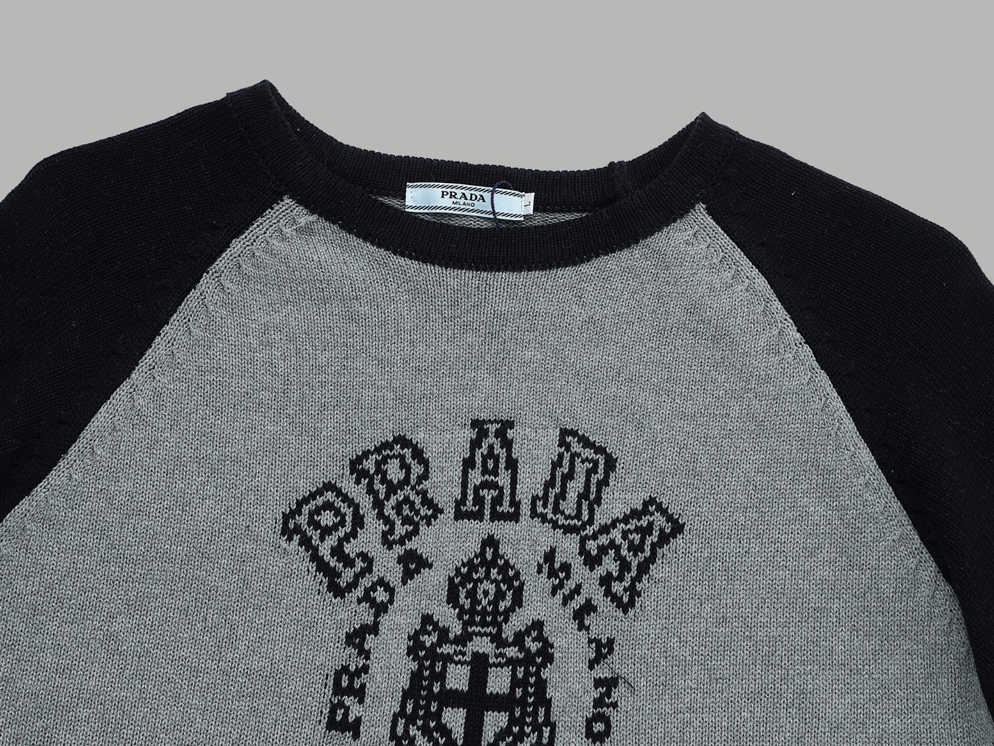 Prada カシミヤ インターシャ セーター