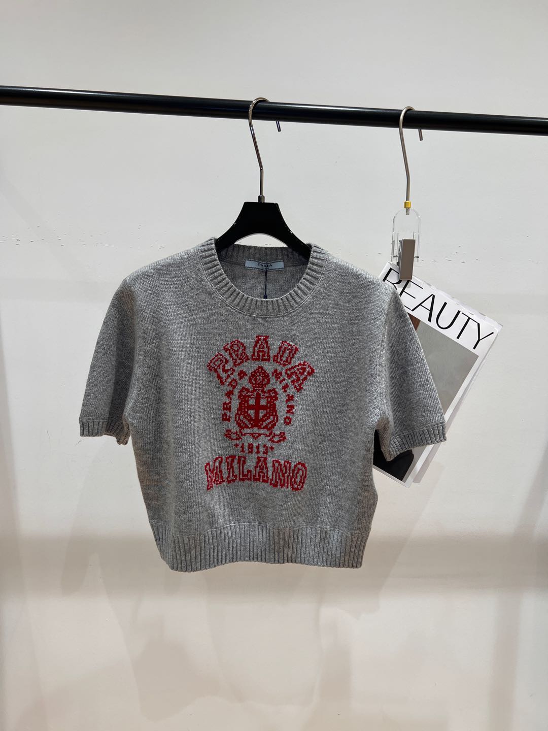 Prada ウールxカシミヤ インターシャ セーター