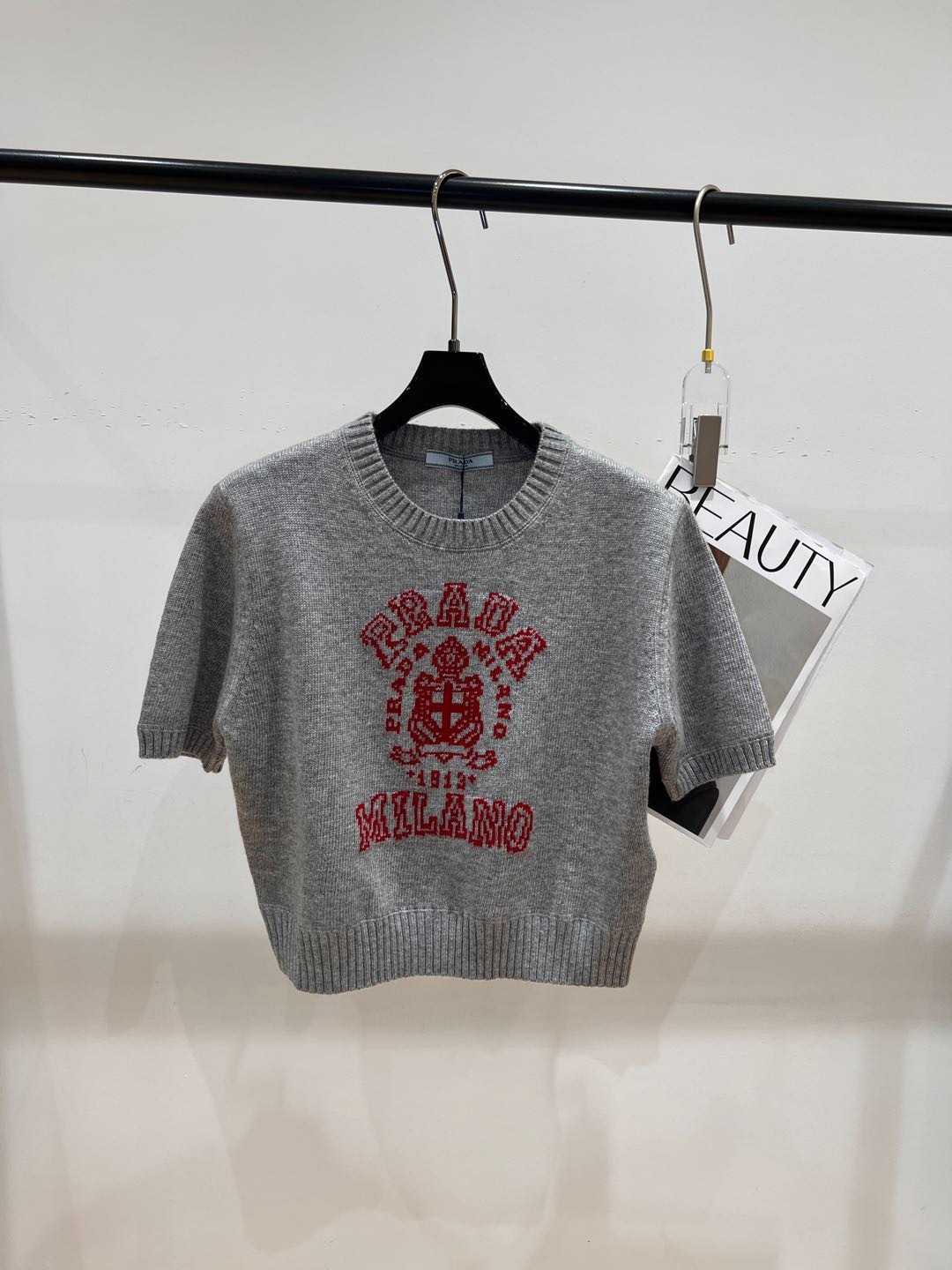 Prada ウールxカシミヤ インターシャ セーター