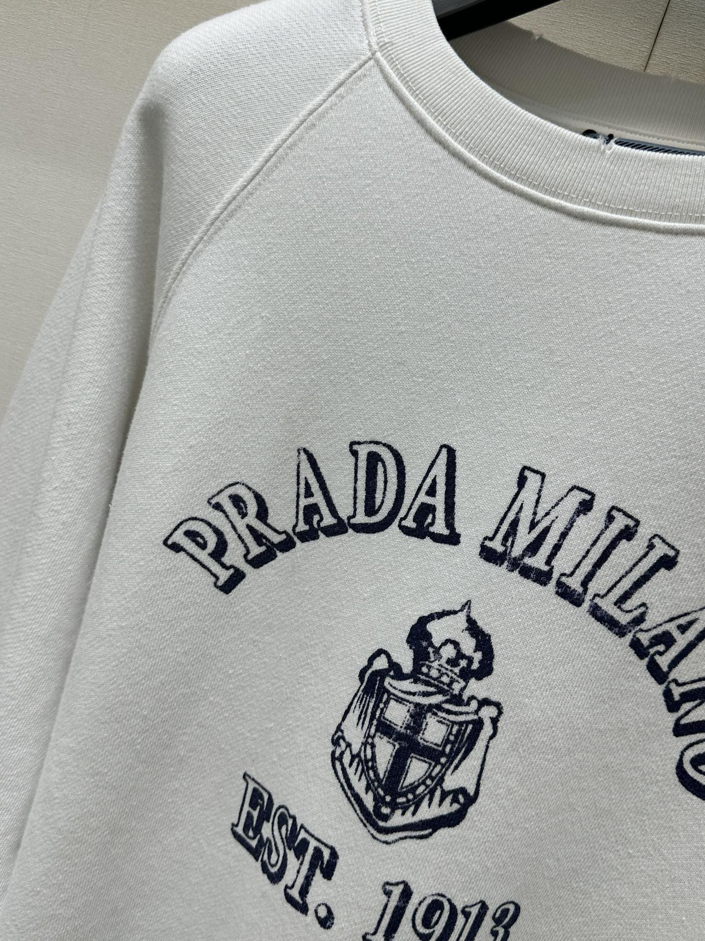 Prada コットン クルーネック スウェットシャツ