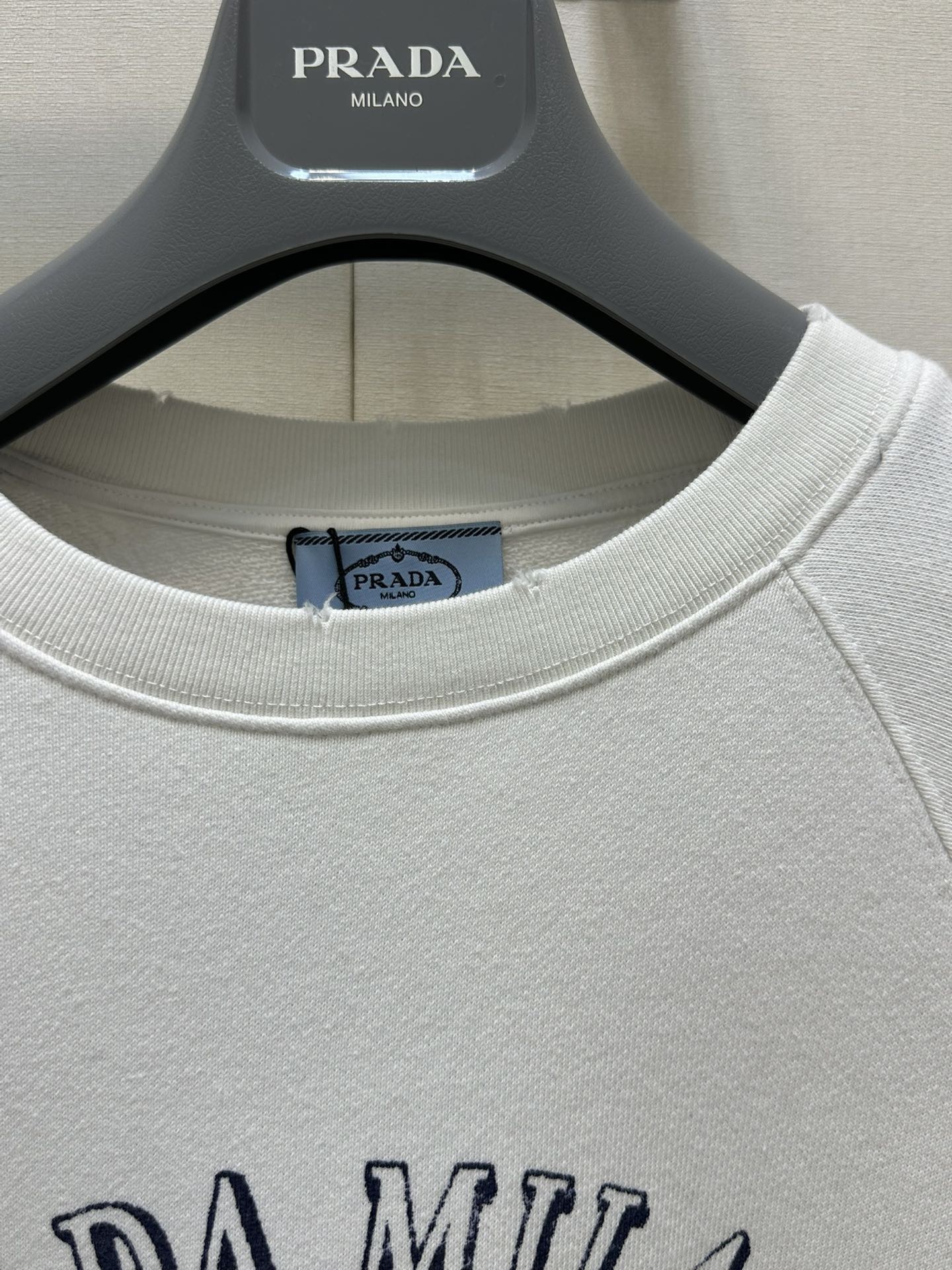 Prada コットン クルーネック スウェットシャツ