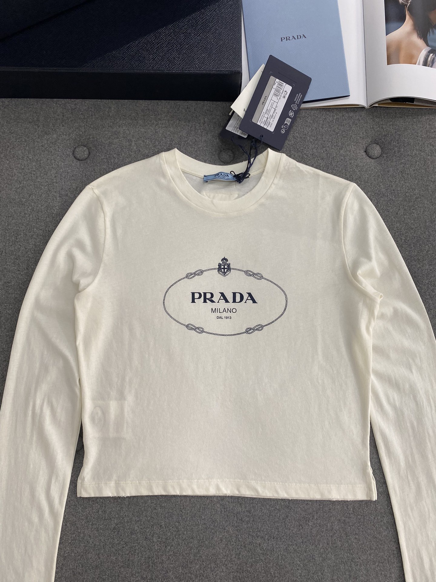 Prada プリント入り ジャージー トップ