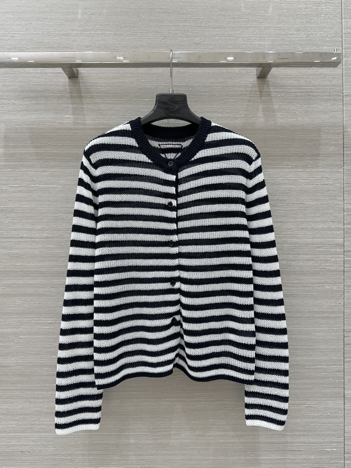 Prada コットンブークレ カーディガン