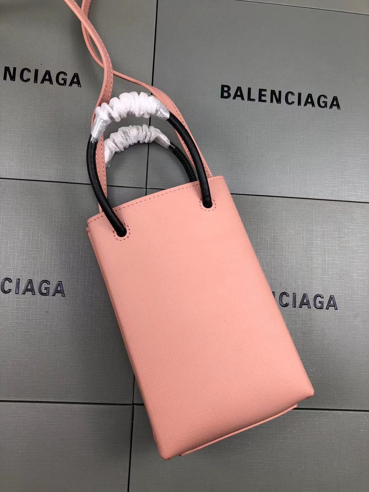 バレンシアガ 2WAYハンドバッグ ショッピング ピンク