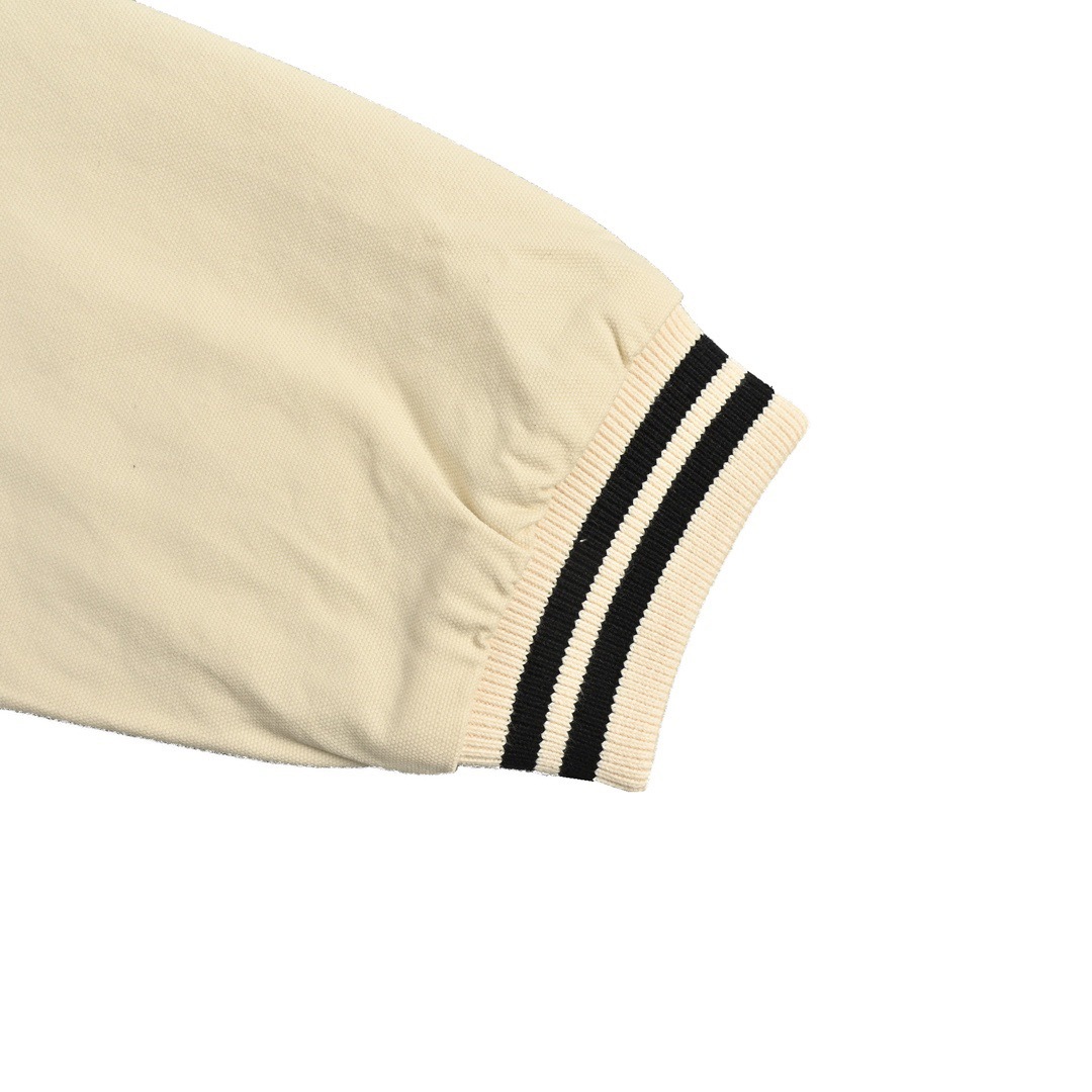 Prada パッチ付 キャンバス ボンバージャケット