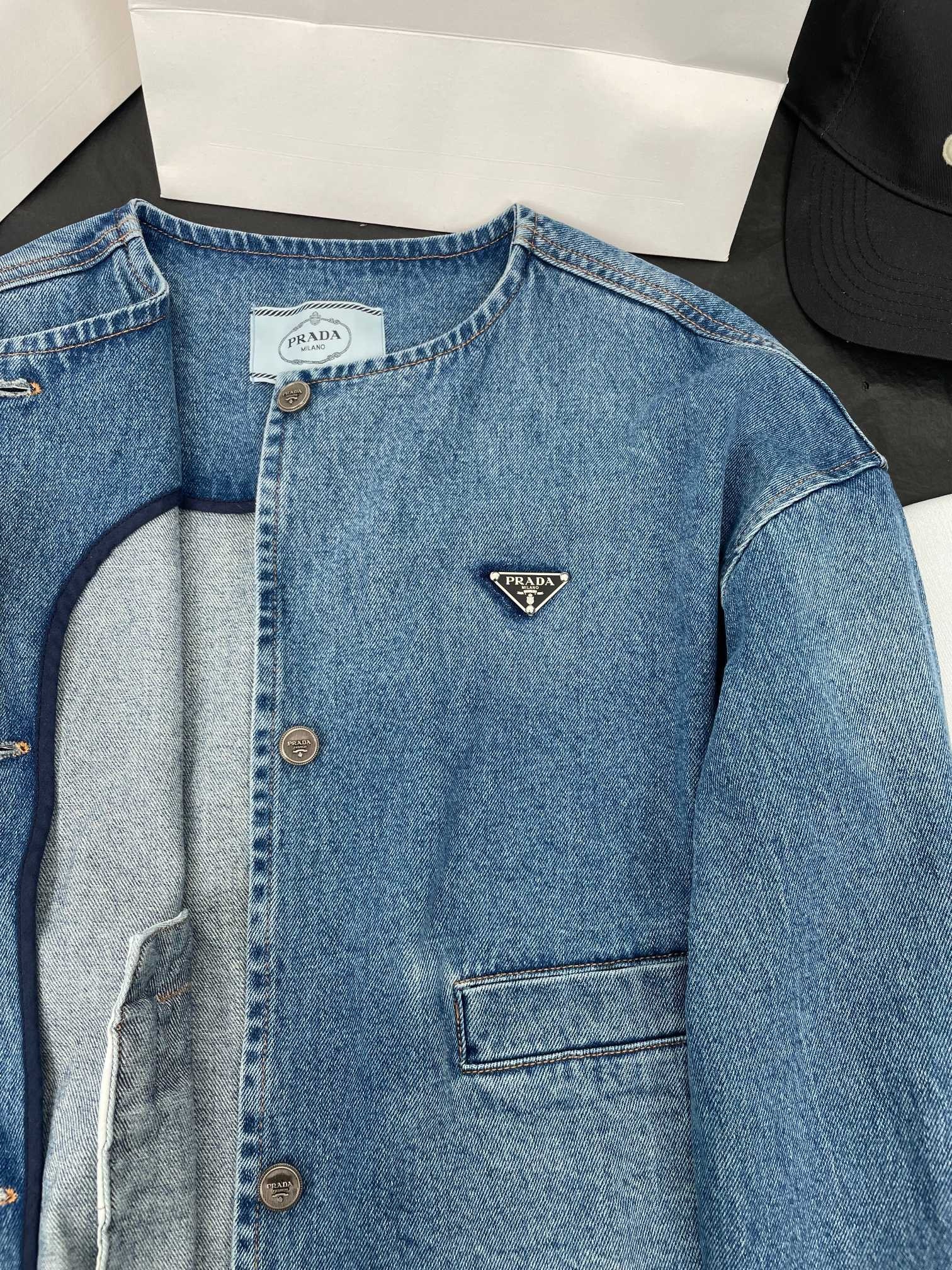 Prada デニム ブルゾンジャケット